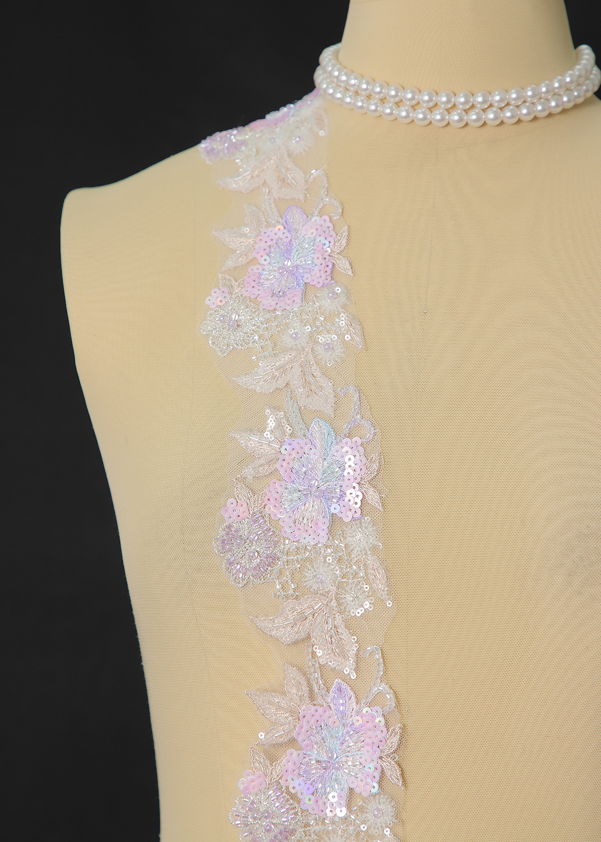 Yanzi lace bead trim (YZM172)
