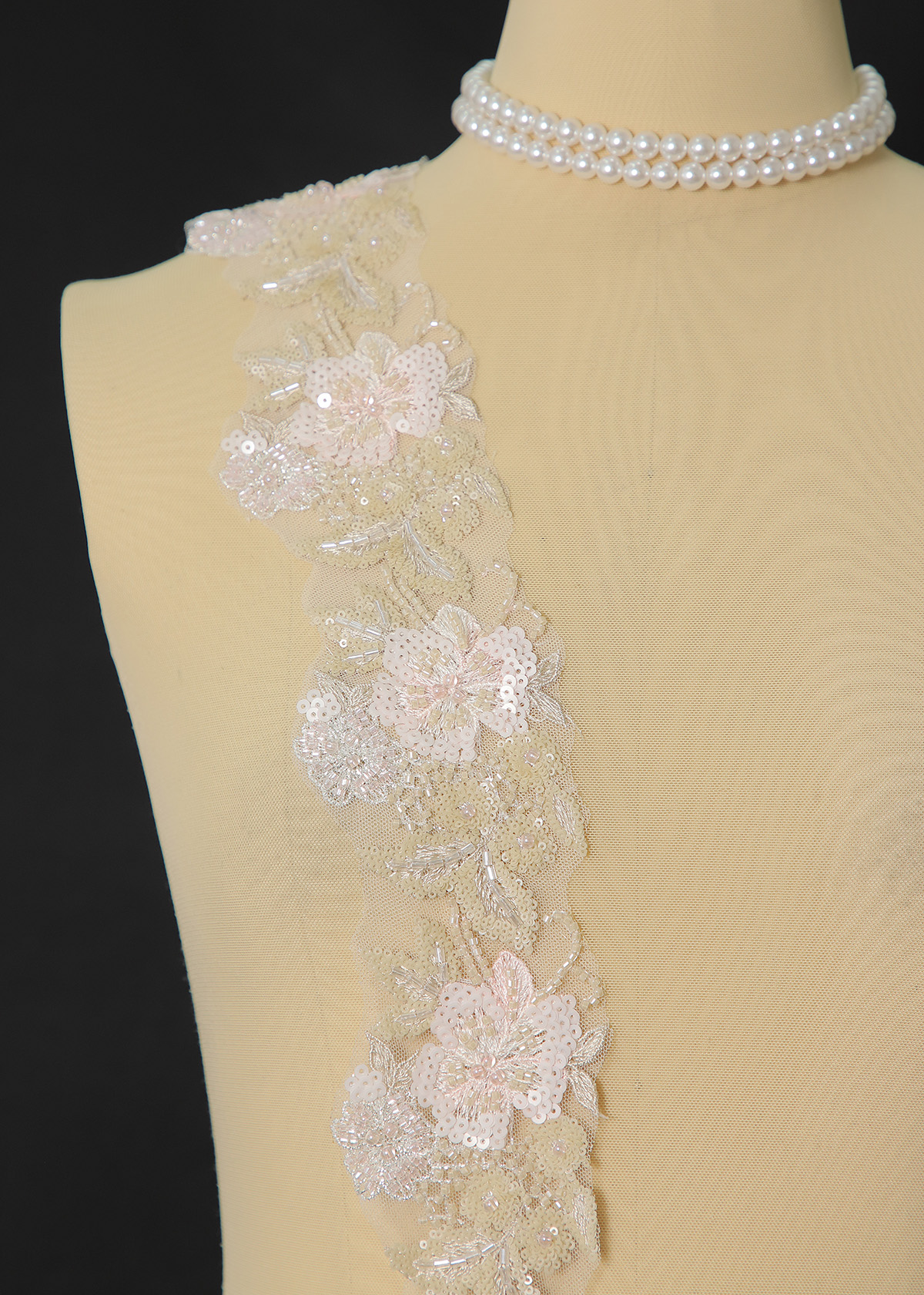 Yanzi lace bead trim (YZM172)