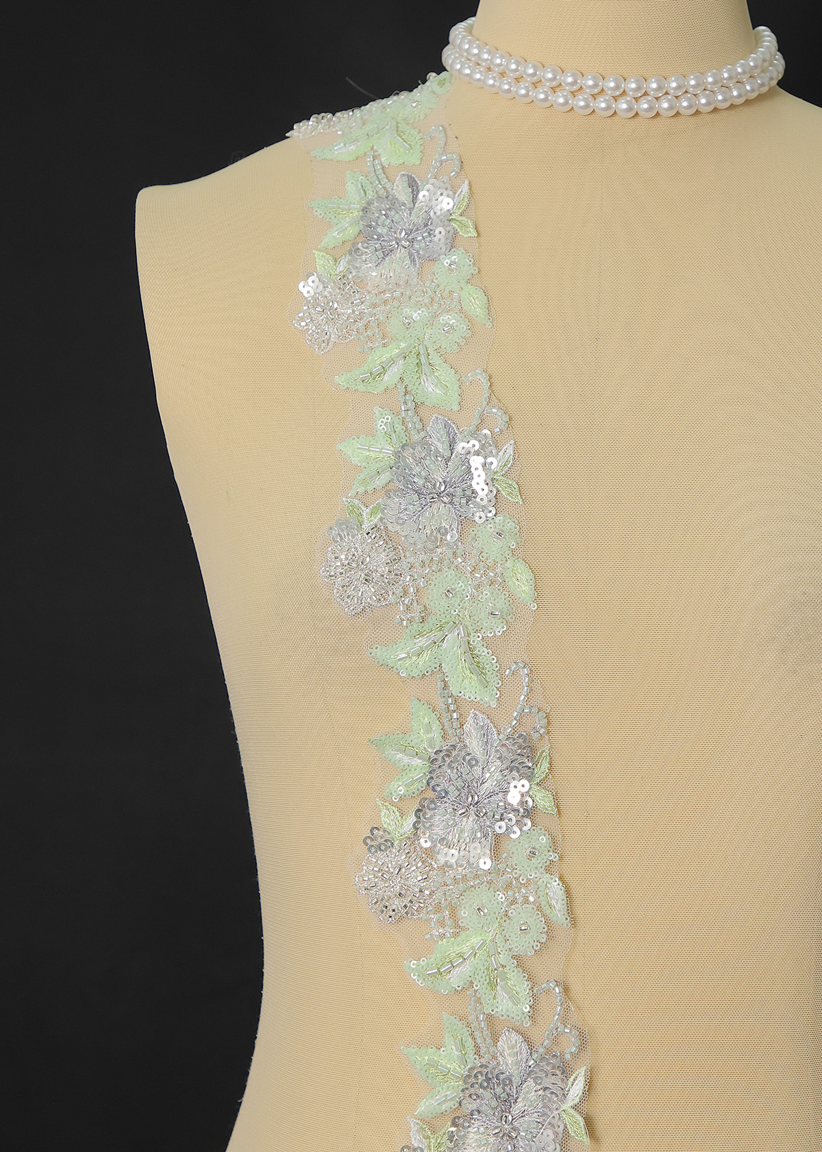 Yanzi lace bead trim (YZM172)