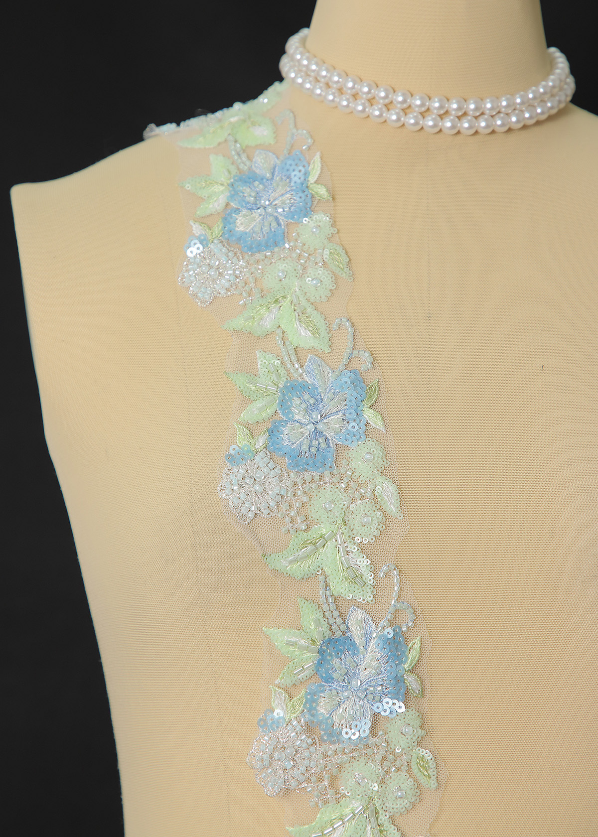 Yanzi lace bead trim (YZM172)
