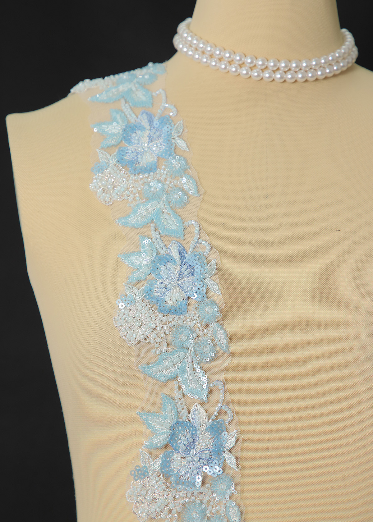 Yanzi lace bead trim (YZM172)