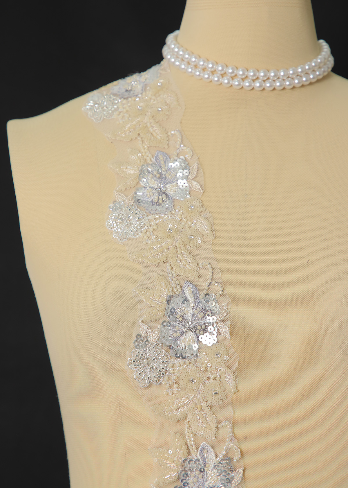 Yanzi lace bead trim (YZM172)