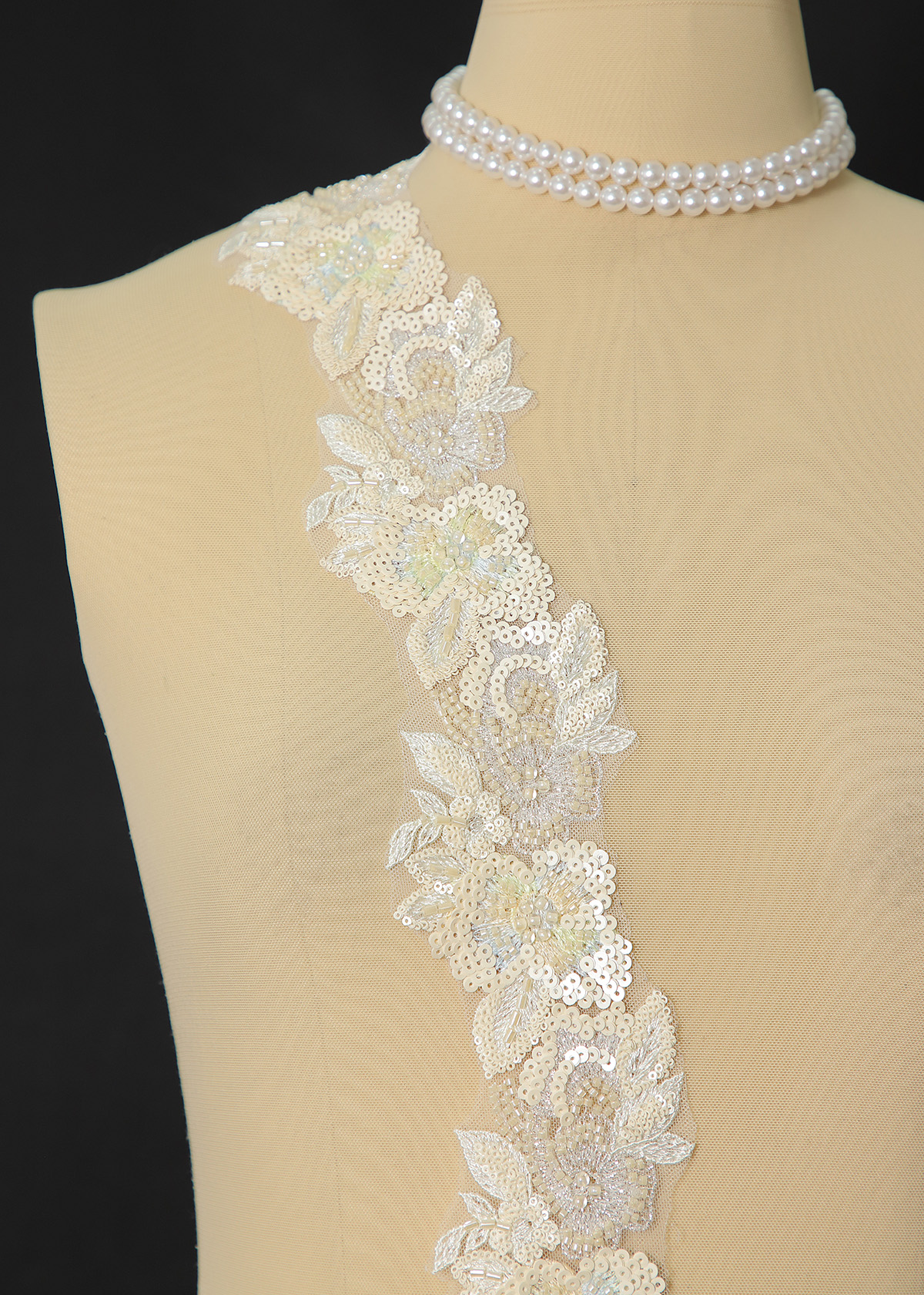Yanzi lace bead trim (YZM171)