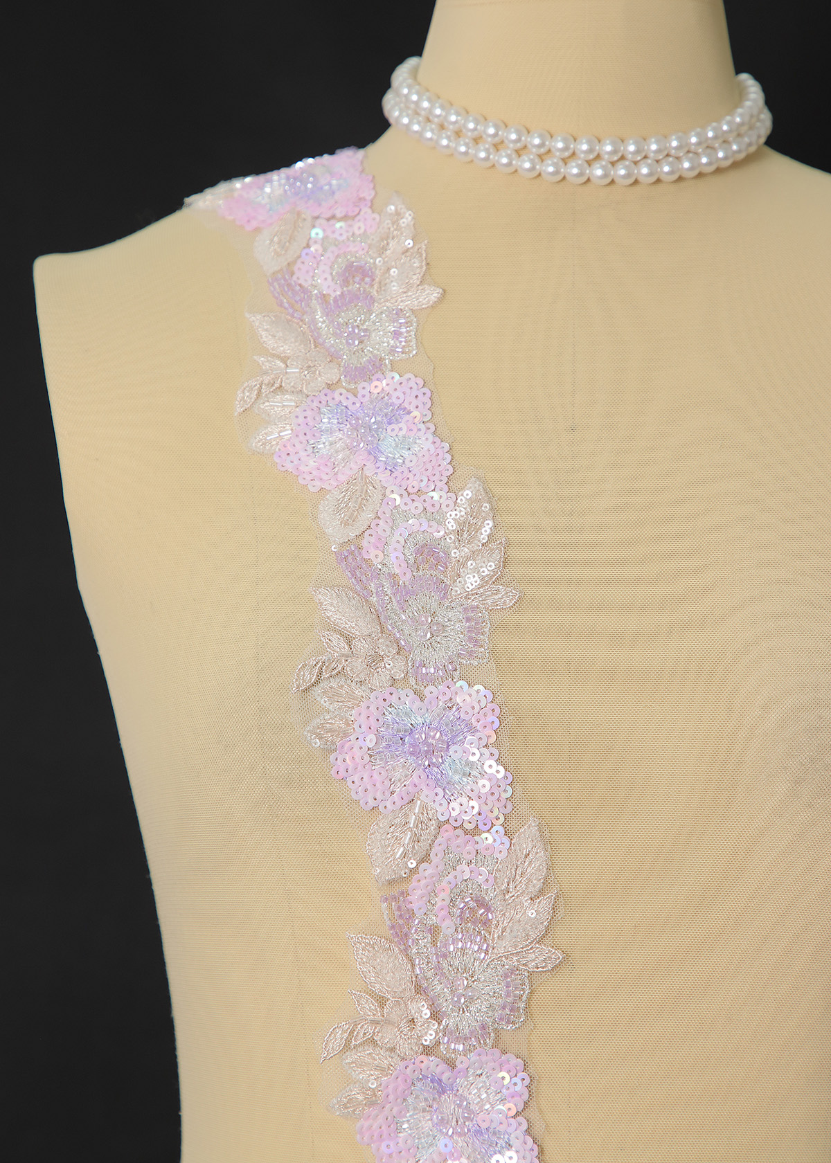 Yanzi lace bead trim (YZM171)