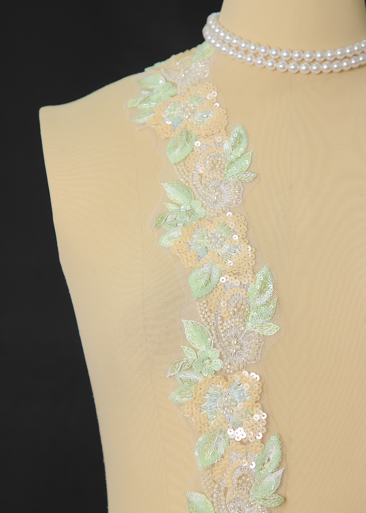 Yanzi lace bead trim (YZM171)