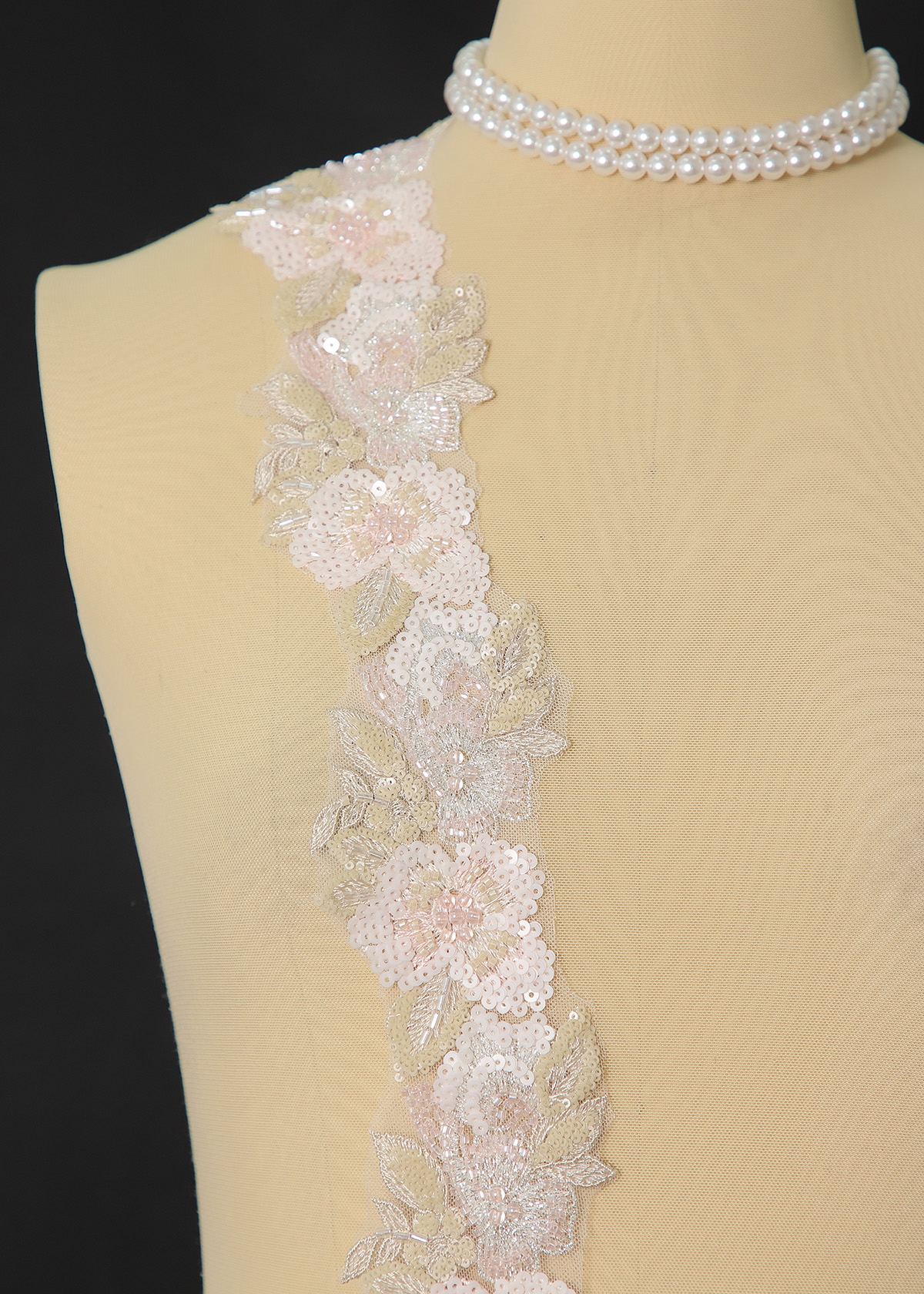 Yanzi lace bead trim (YZM171)