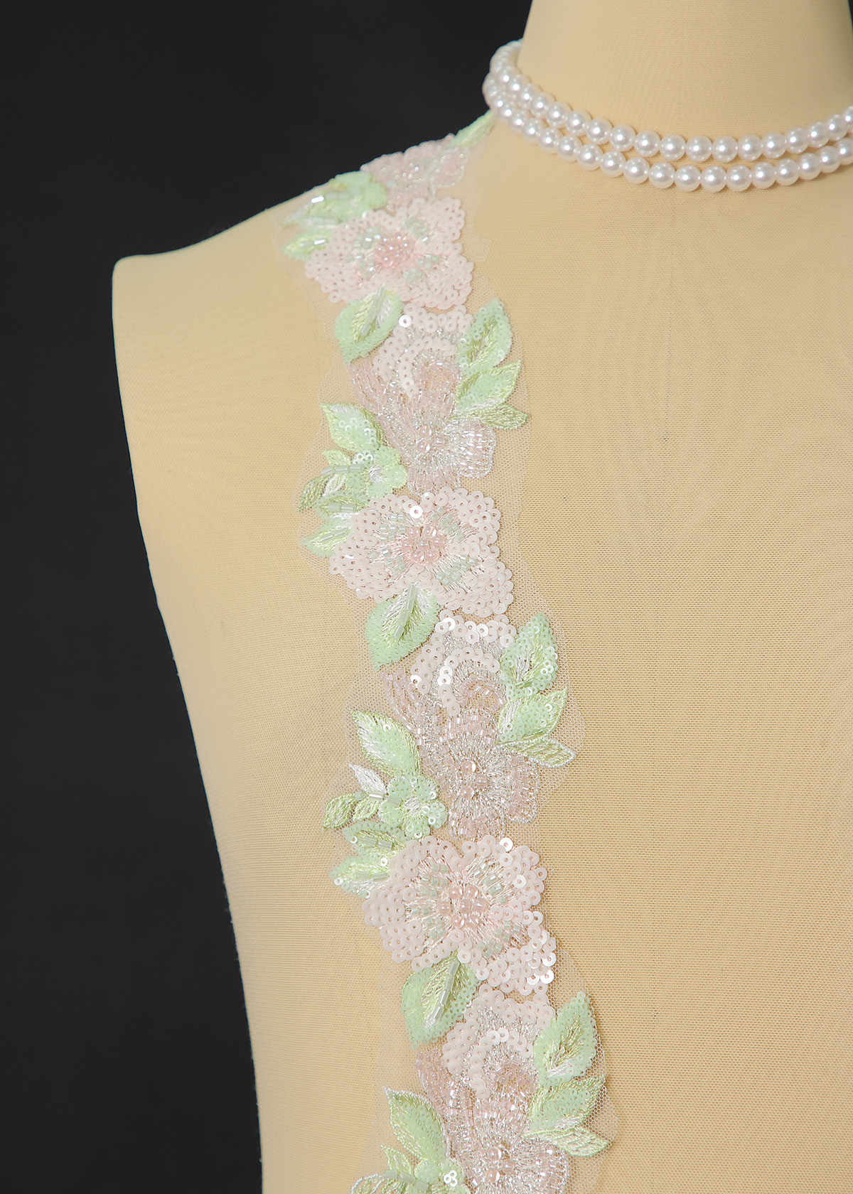 Yanzi lace bead trim (YZM171)