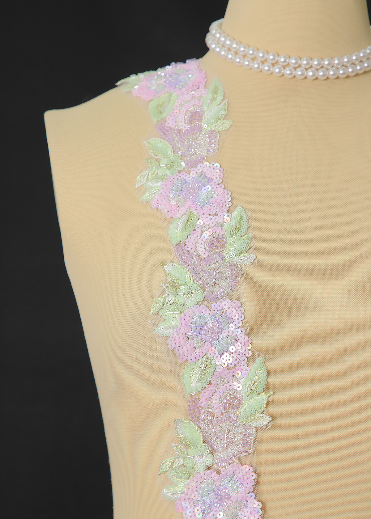 Yanzi lace bead trim (YZM171)