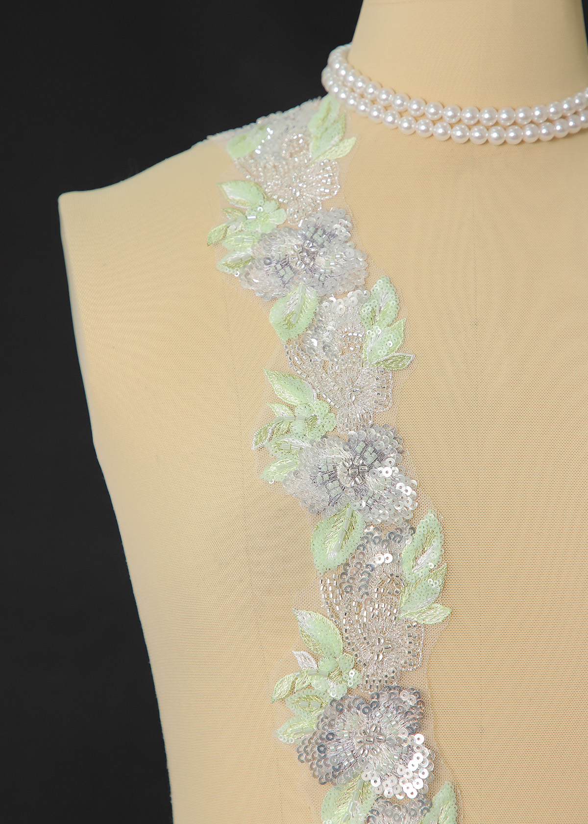 Yanzi lace bead trim (YZM171)