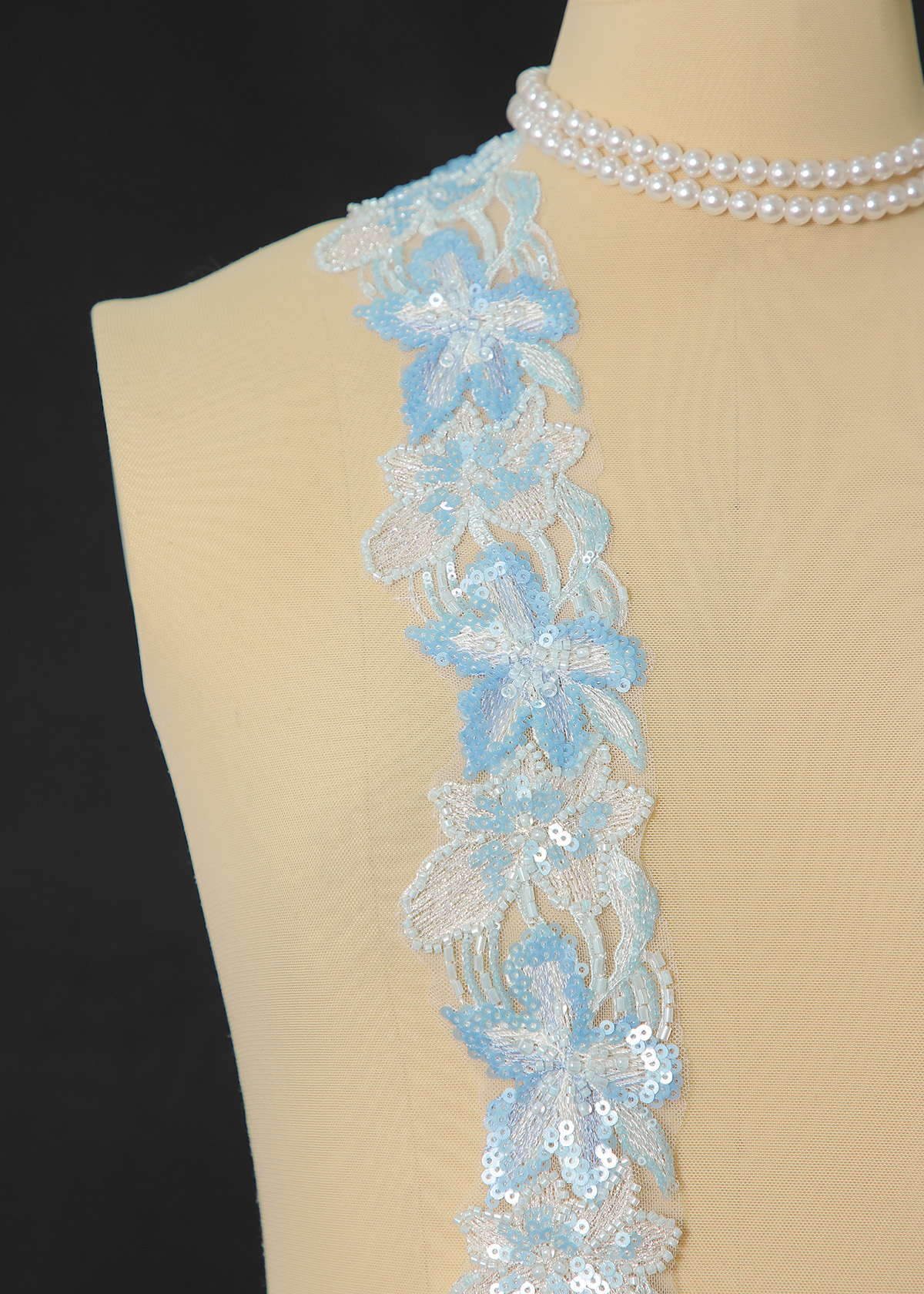 Yanzi lace bead trim (YZM167)