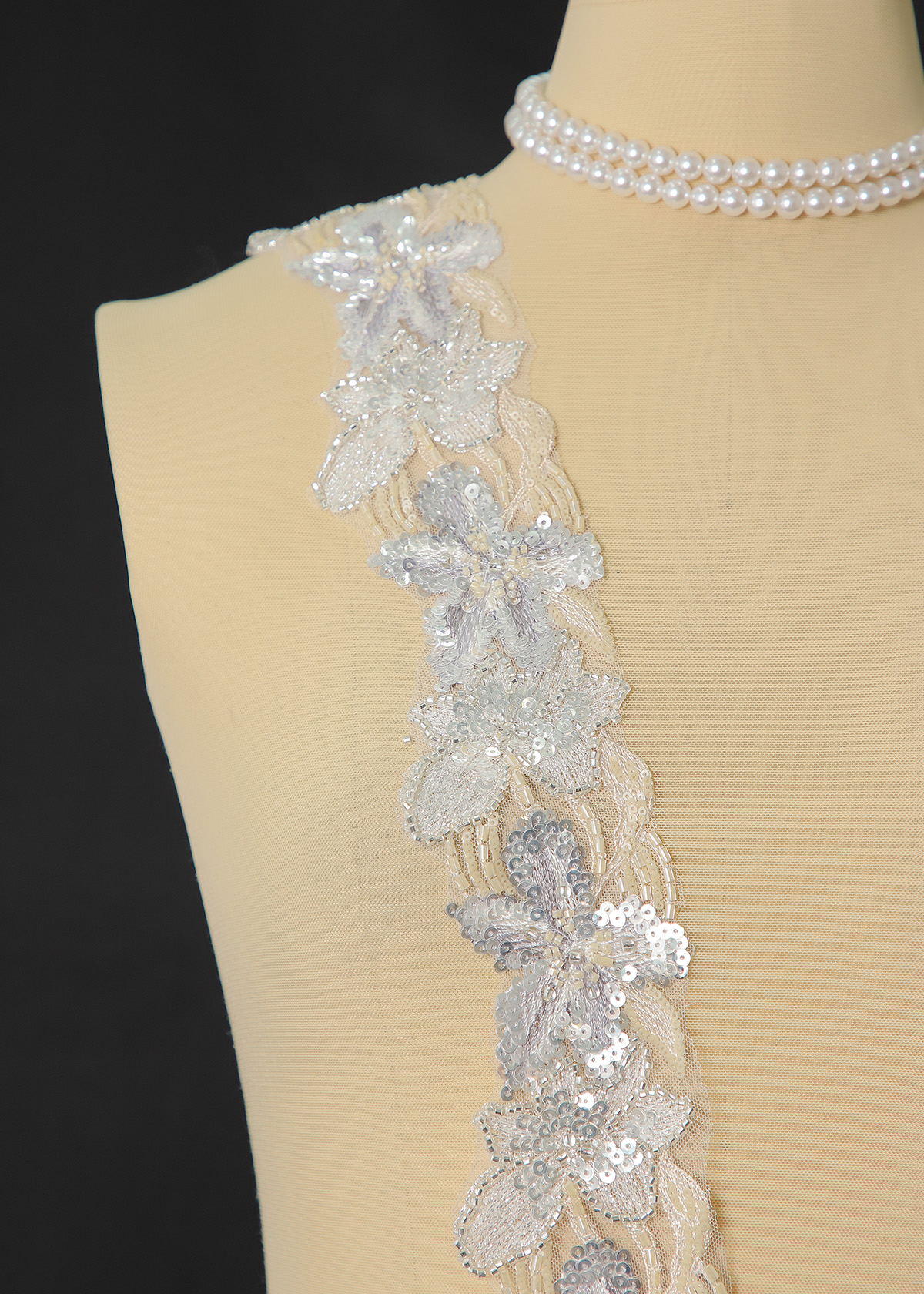 Yanzi lace bead trim (YZM167)