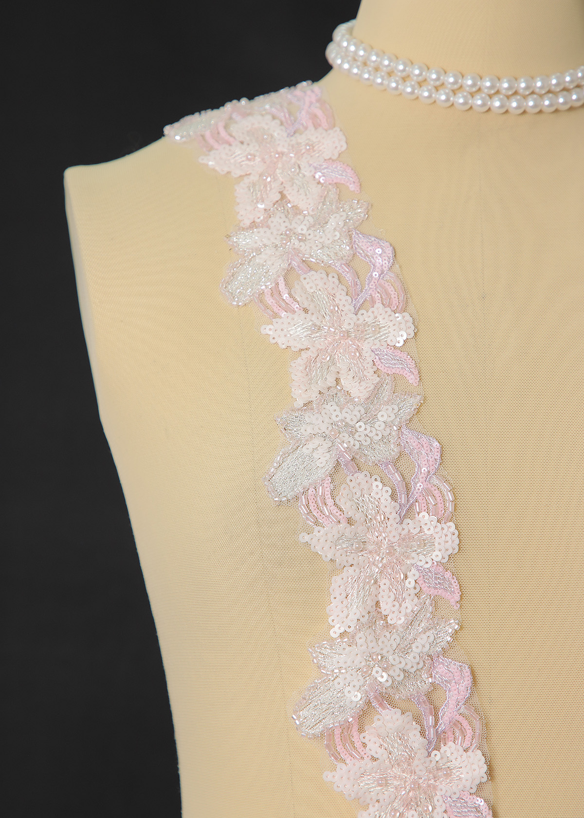 Yanzi lace bead trim (YZM167)
