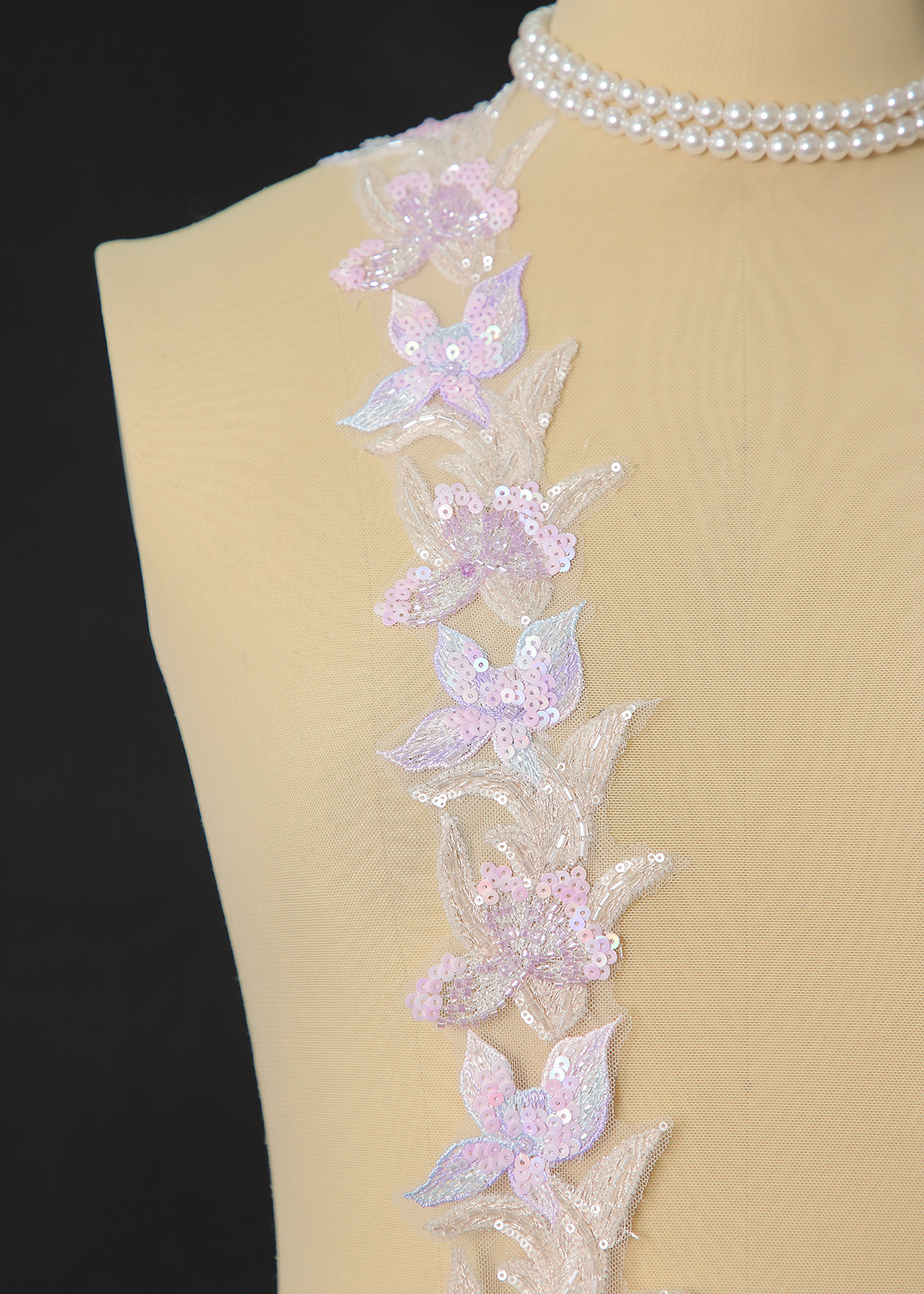 Yanzi lace bead trim (YZM169)