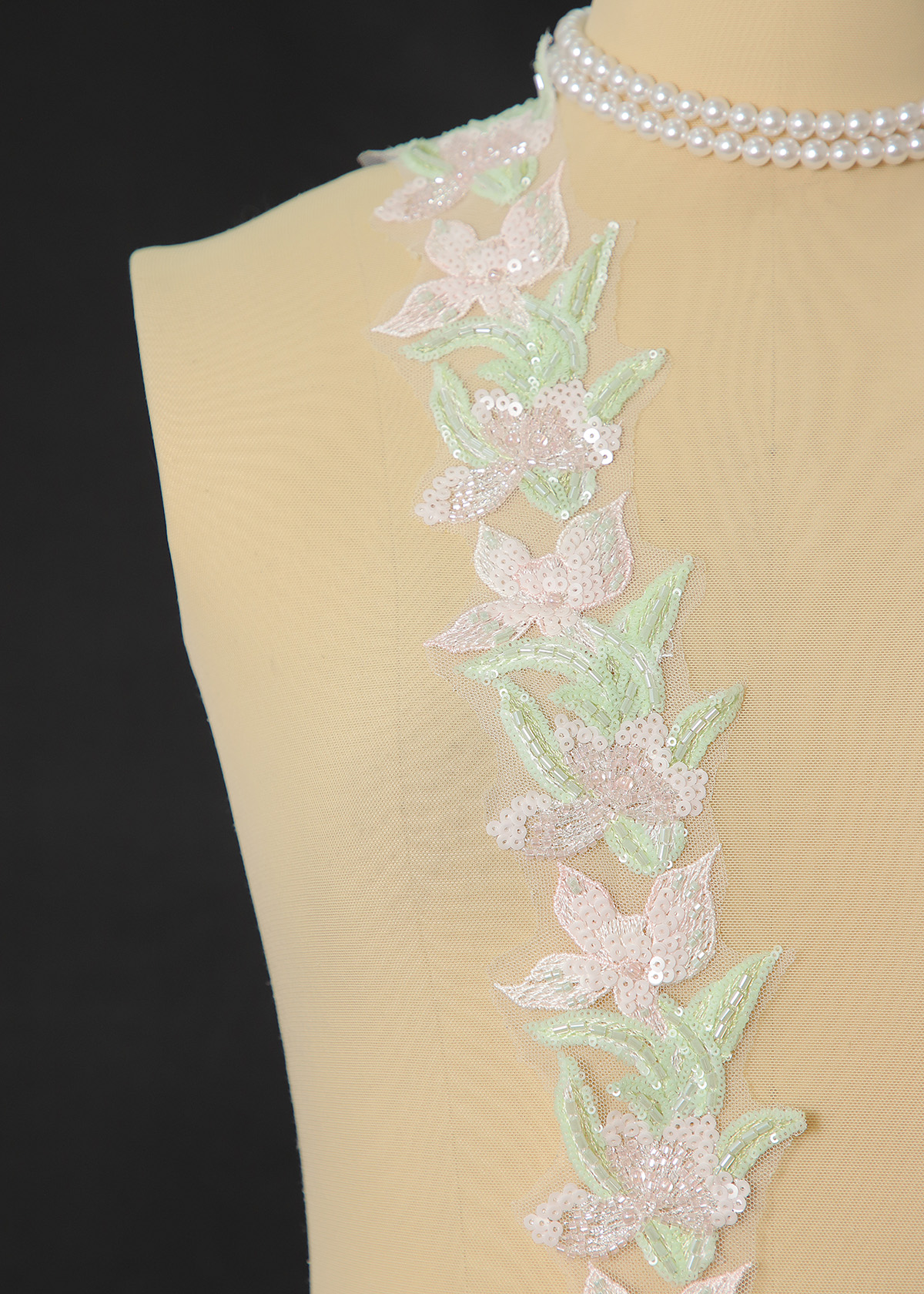 Yanzi lace bead trim (YZM169)