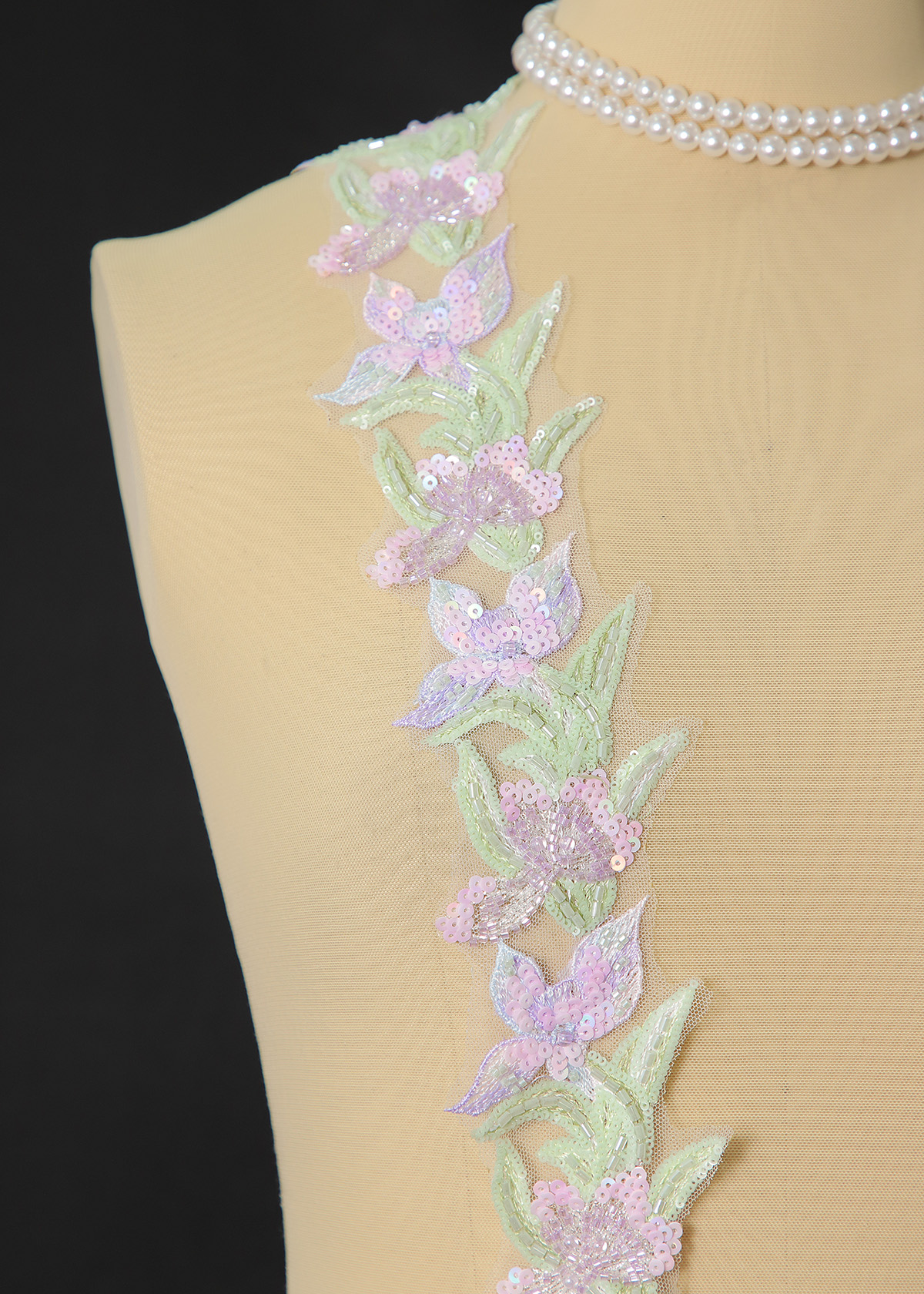 Yanzi lace bead trim (YZM169)