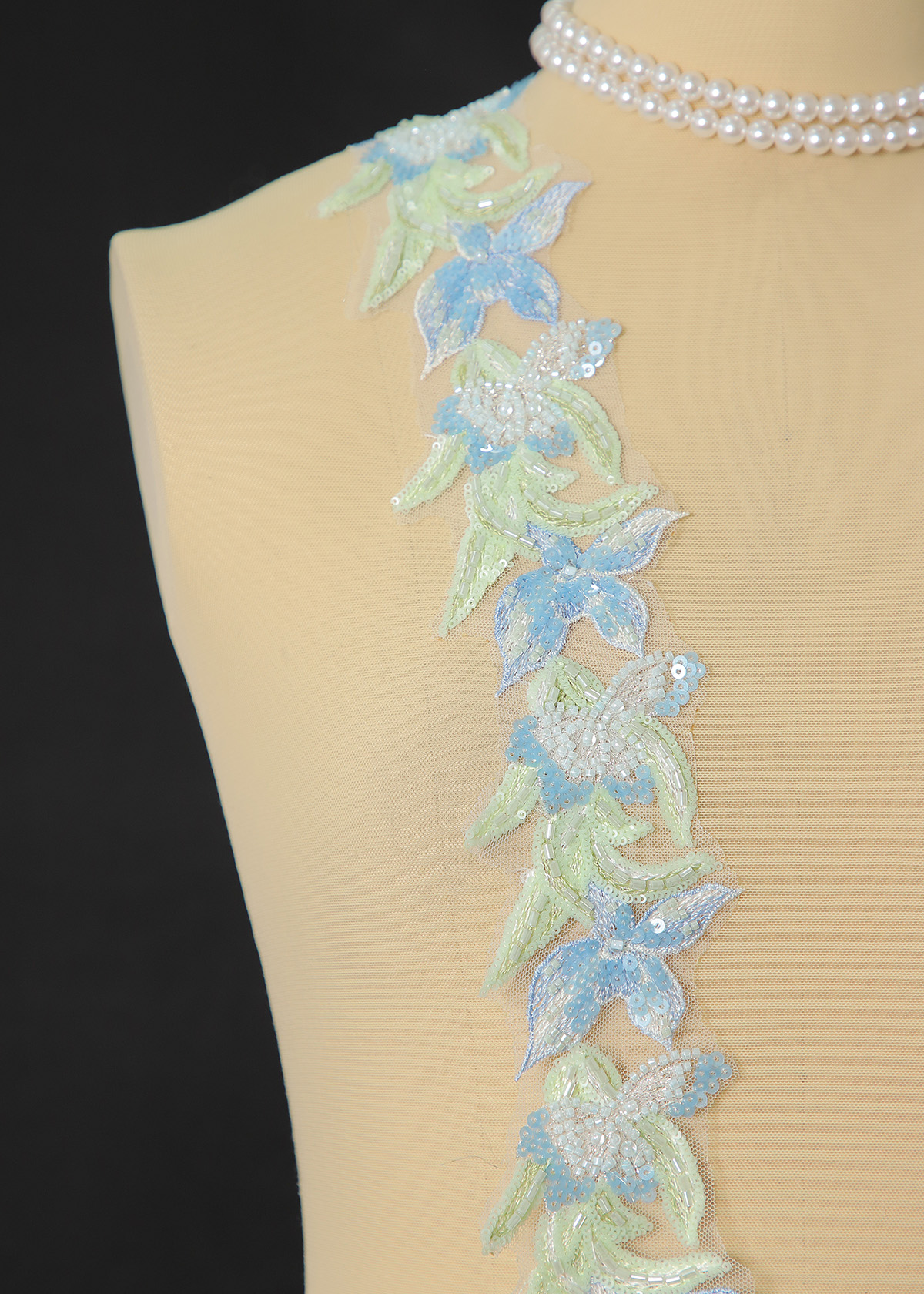 Yanzi lace bead trim (YZM169)