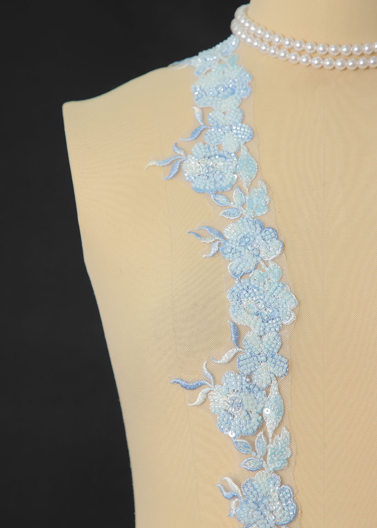 Yanzi lace bead trim (YZM185)