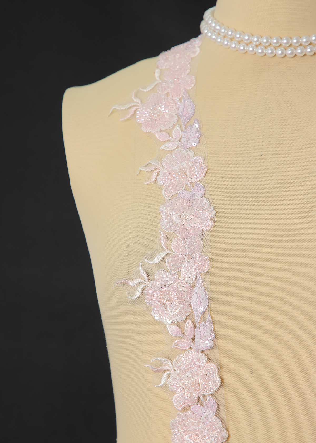 Yanzi lace bead trim (YZM185)