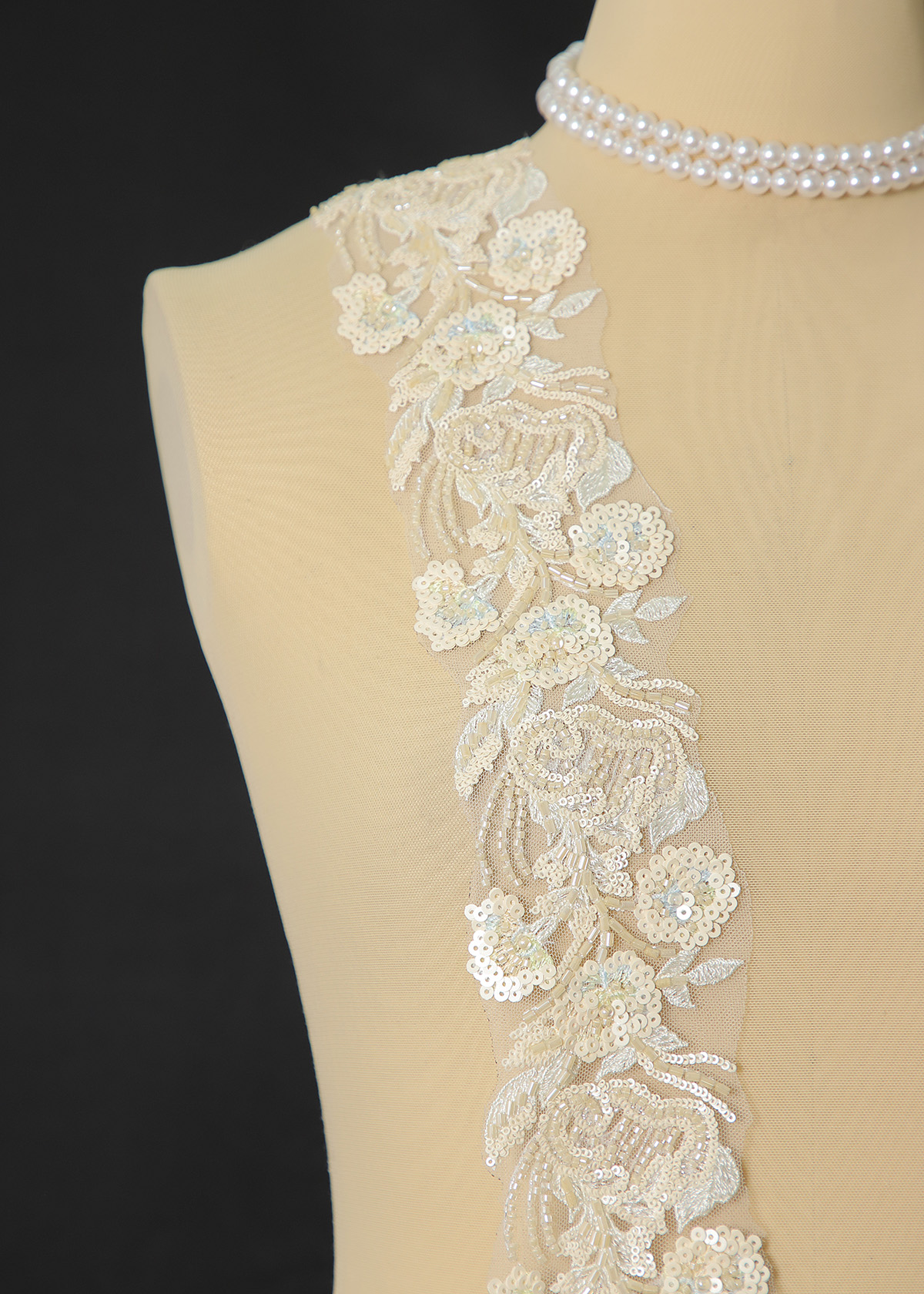 Yanzi lace bead trim (YZM165)