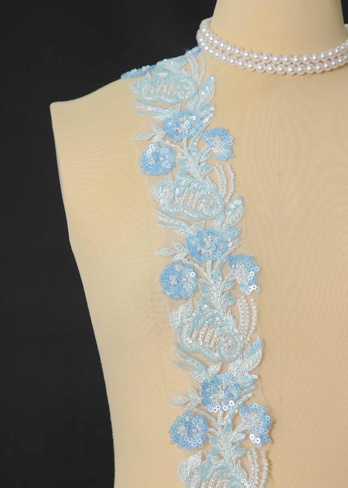 Yanzi lace bead trim (YZM165)