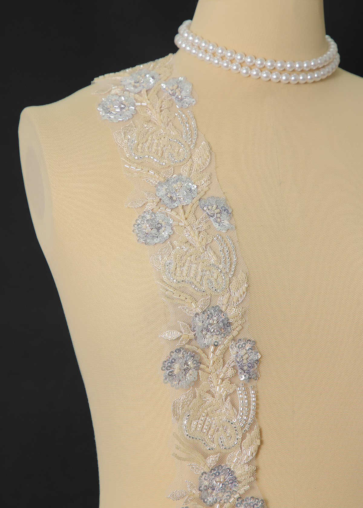 Yanzi lace bead trim (YZM165)