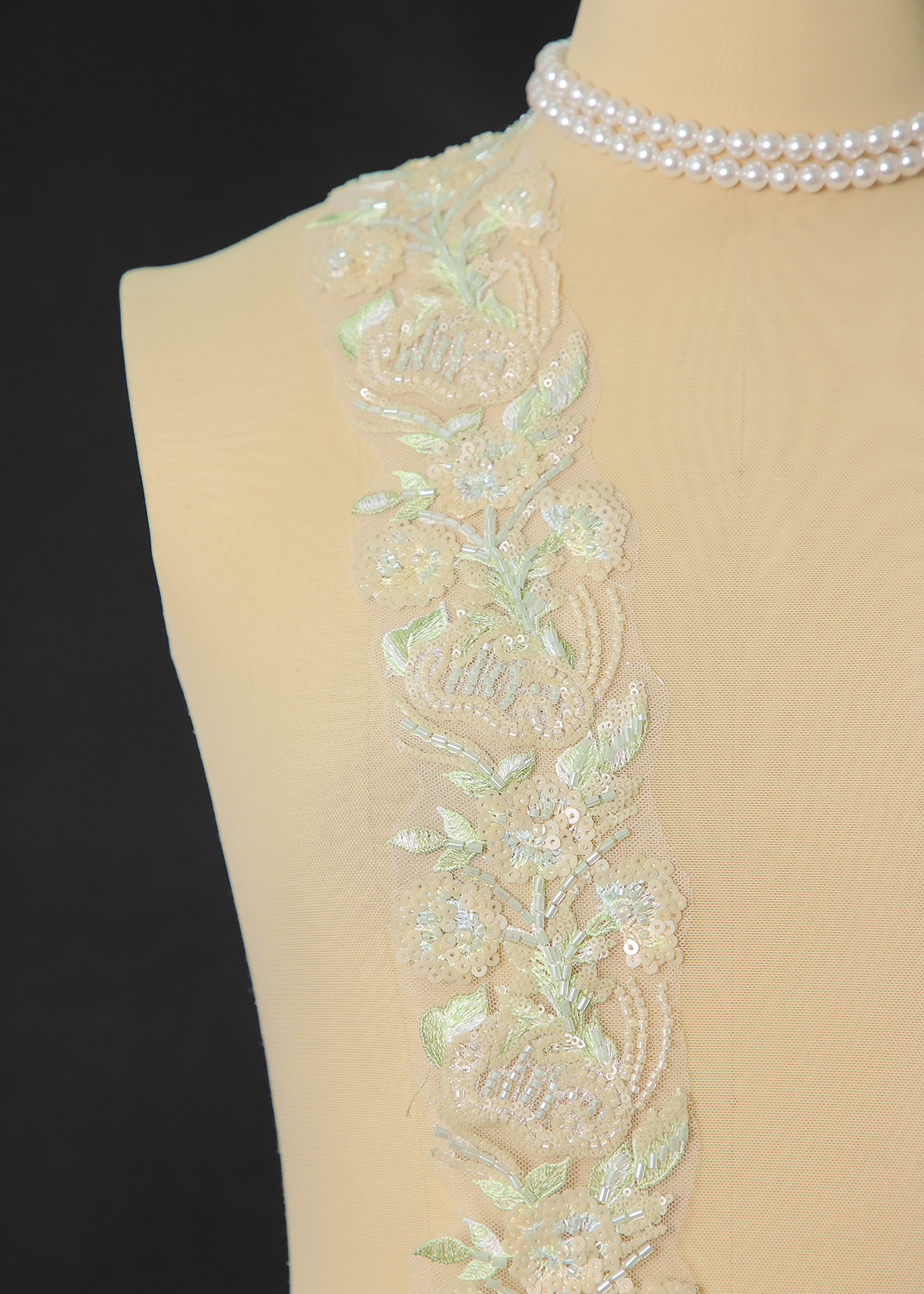 Yanzi lace bead trim (YZM165)