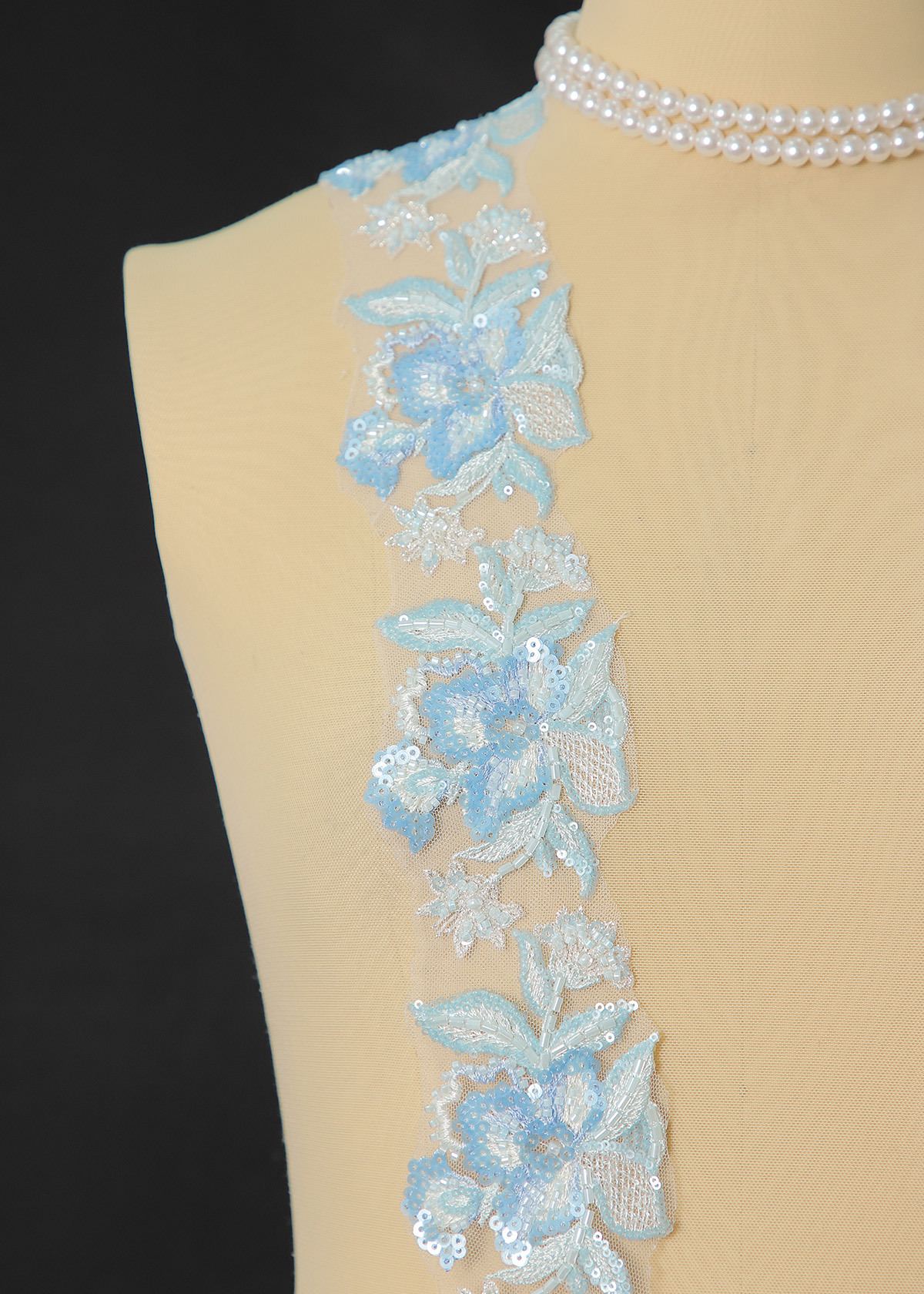 Yanzi lace bead trim (YZM162)