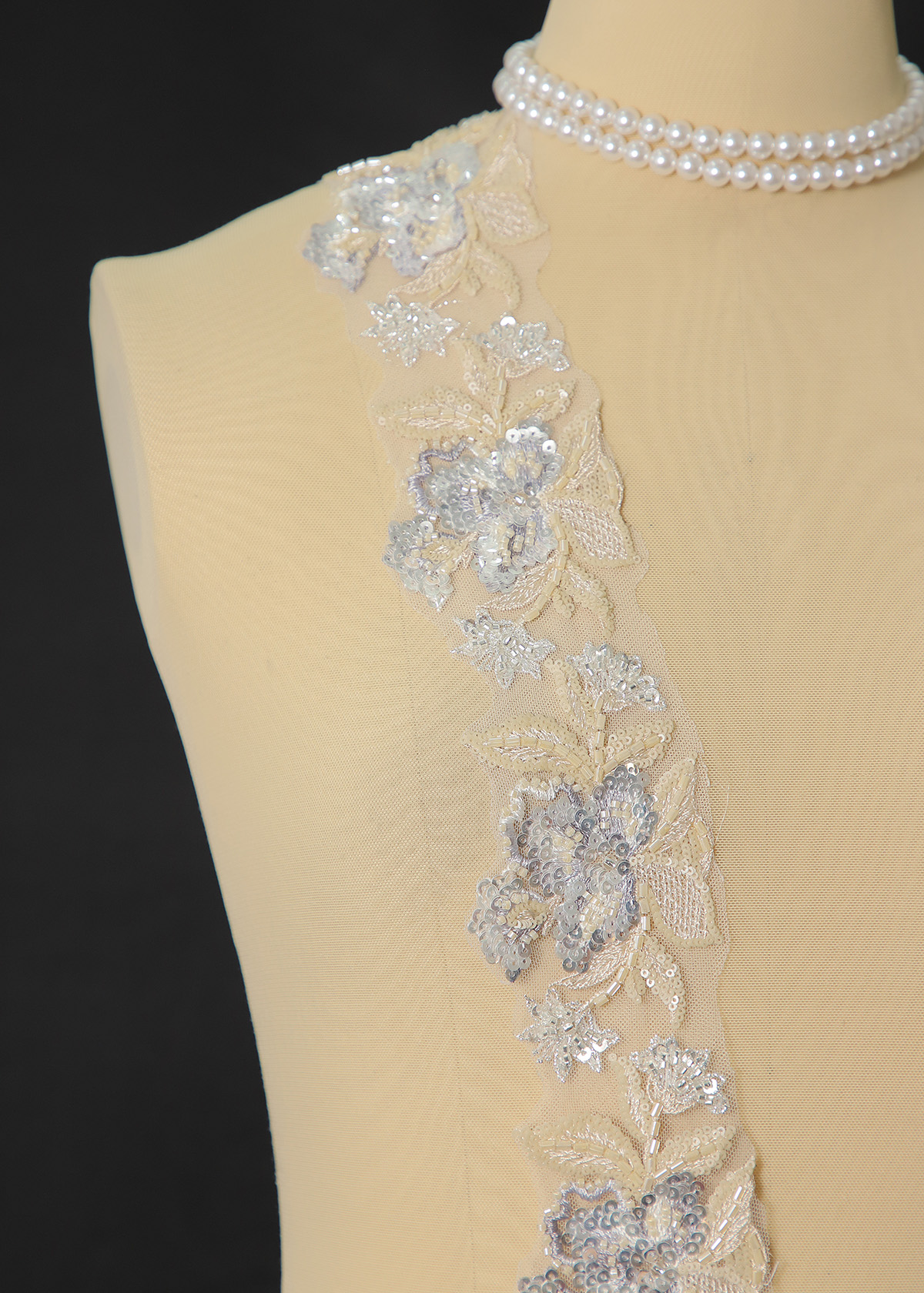 Yanzi lace bead trim (YZM162)