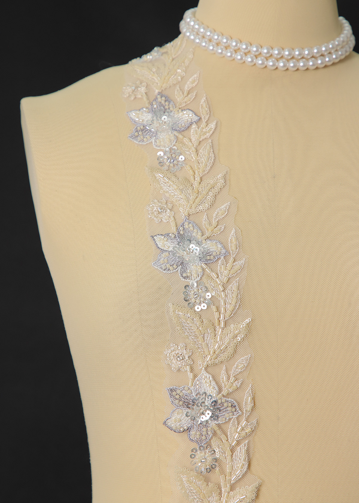 Yanzi lace bead trim (YZM168)