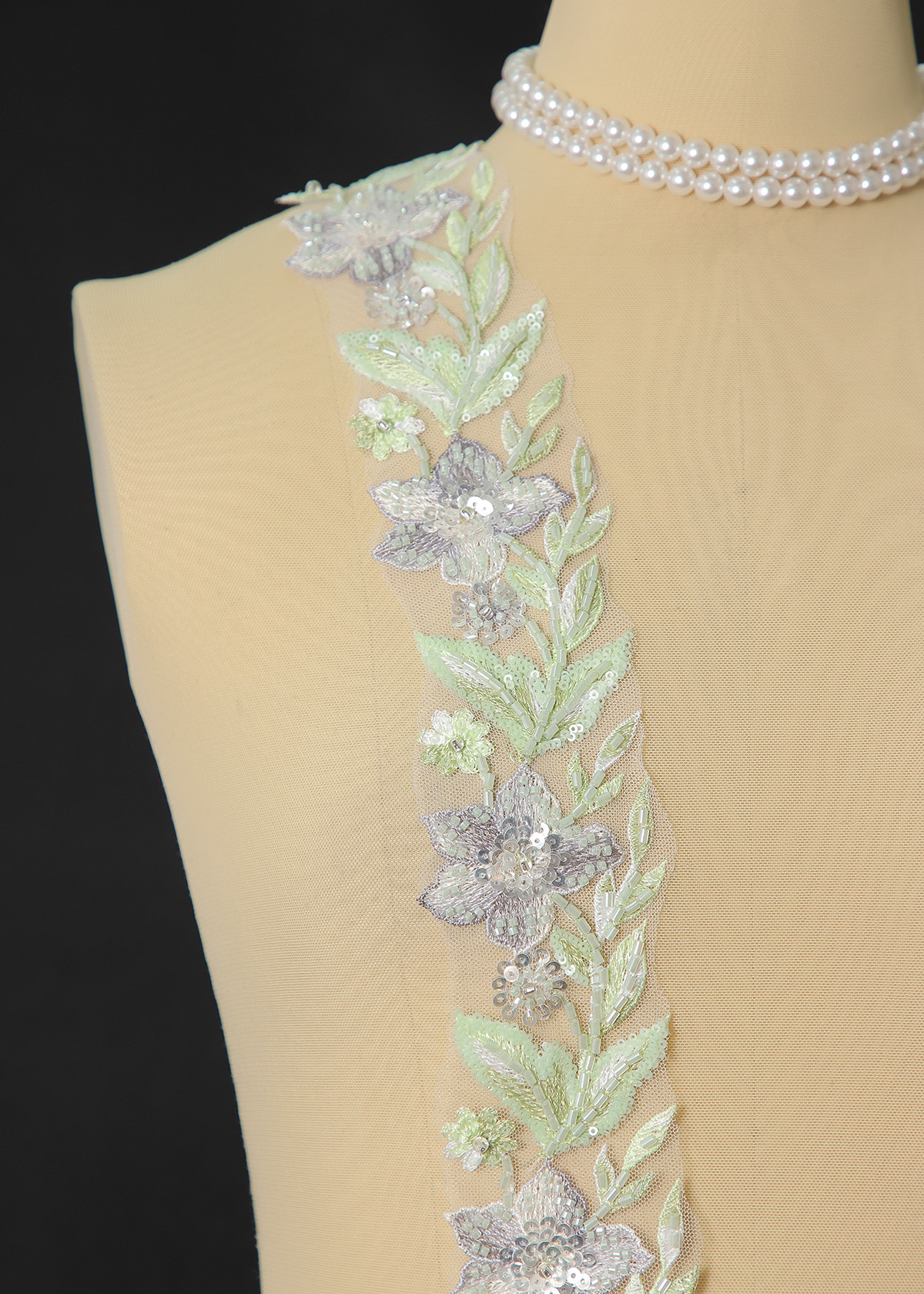Yanzi lace bead trim (YZM168)