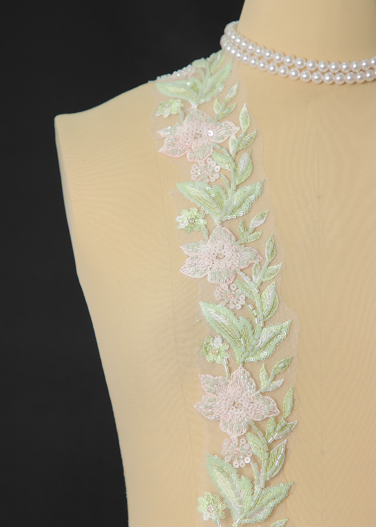 Yanzi lace bead trim (YZM168)