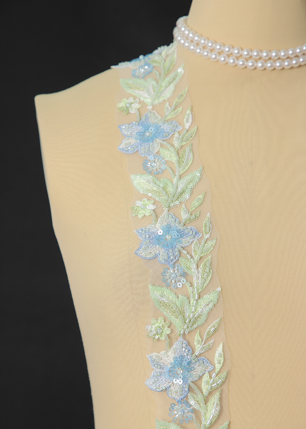 Yanzi lace bead trim (YZM168)