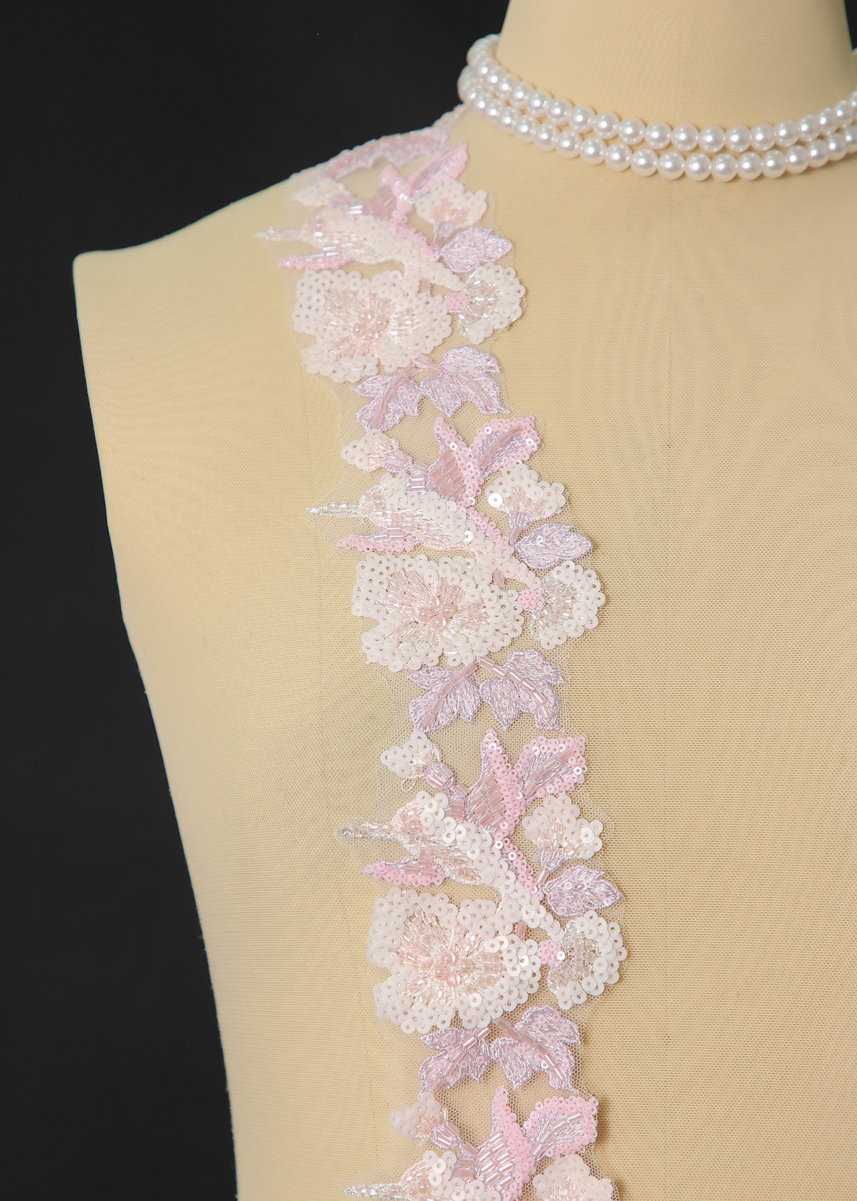 Yanzi lace bead trim (YZM166)