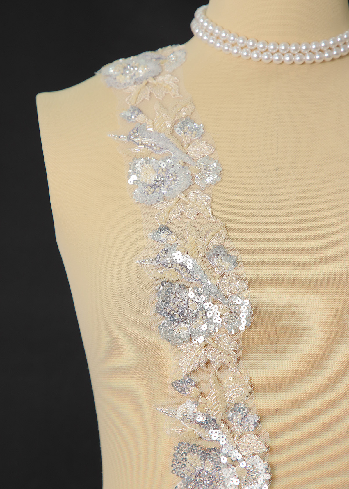Yanzi lace bead trim (YZM166)