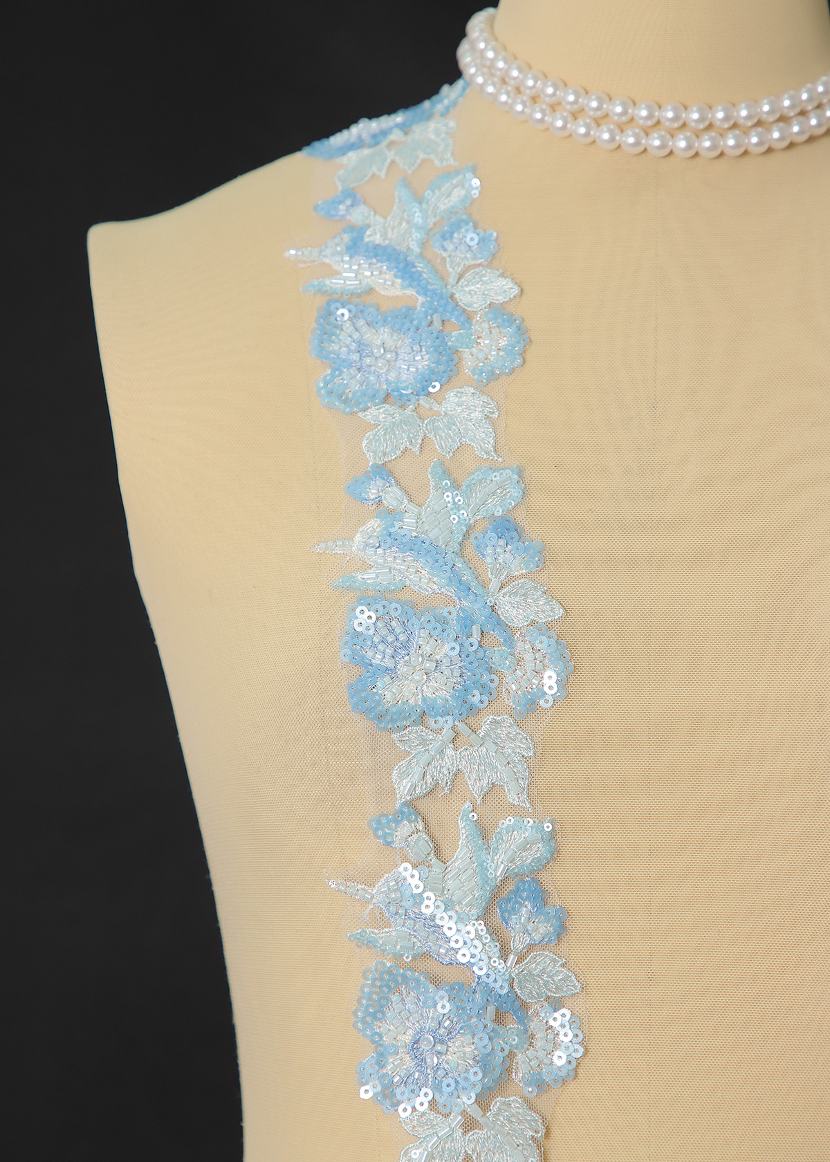Yanzi lace bead trim (YZM166)