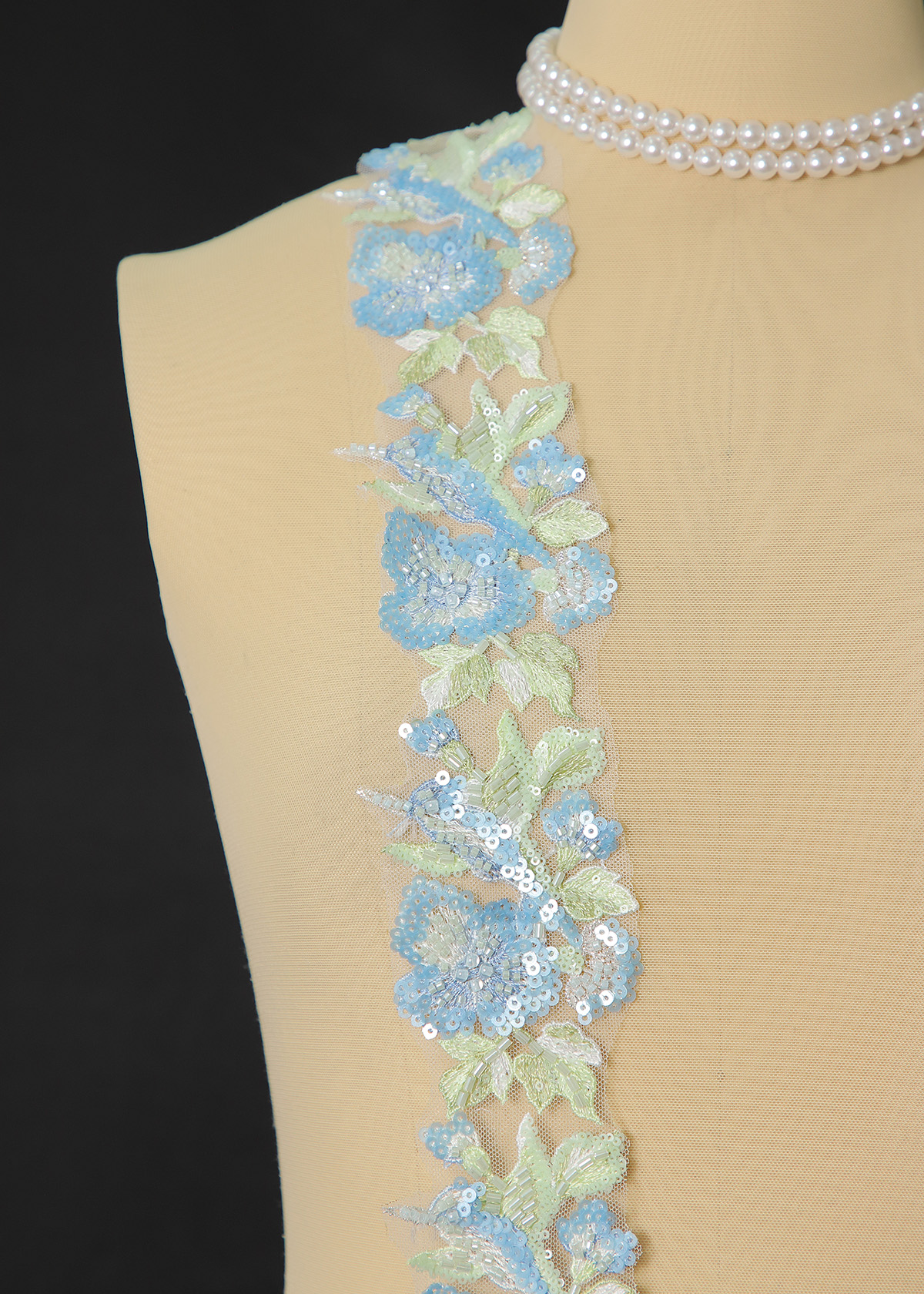 Yanzi lace bead trim (YZM166)
