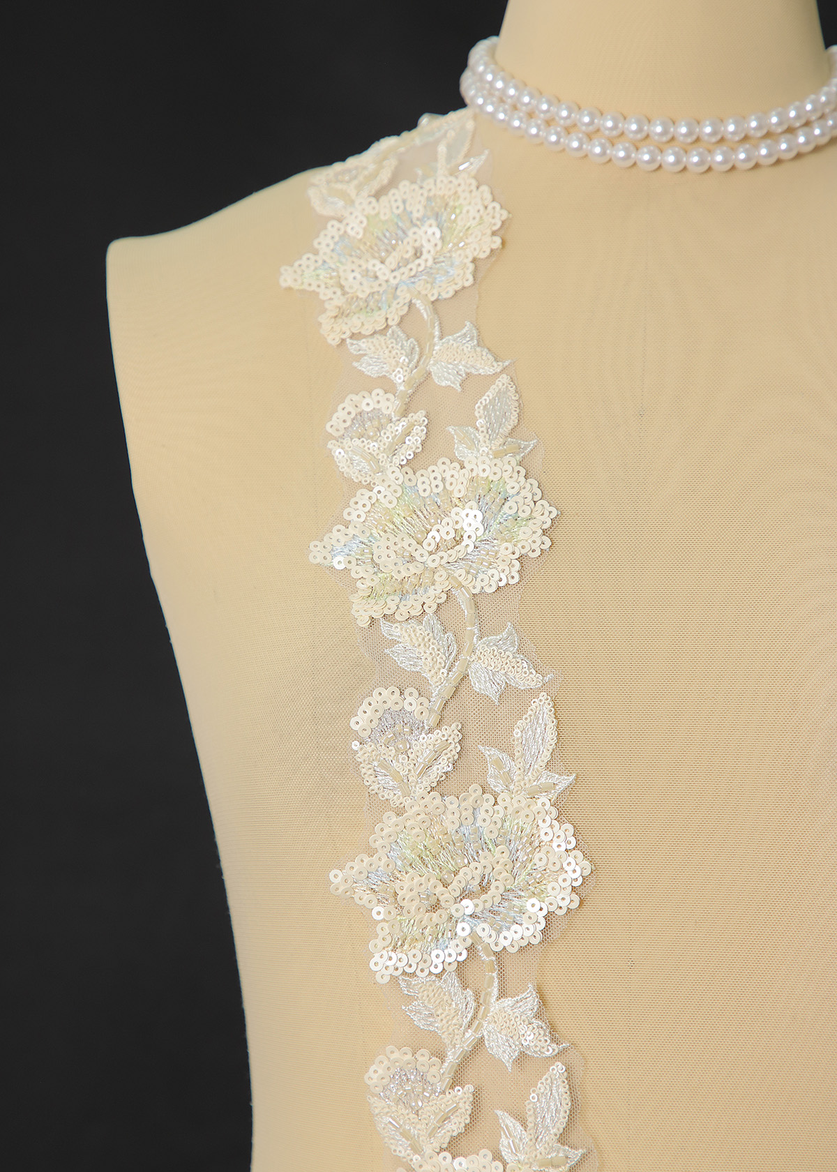 Yanzi lace bead trim (YZM170)
