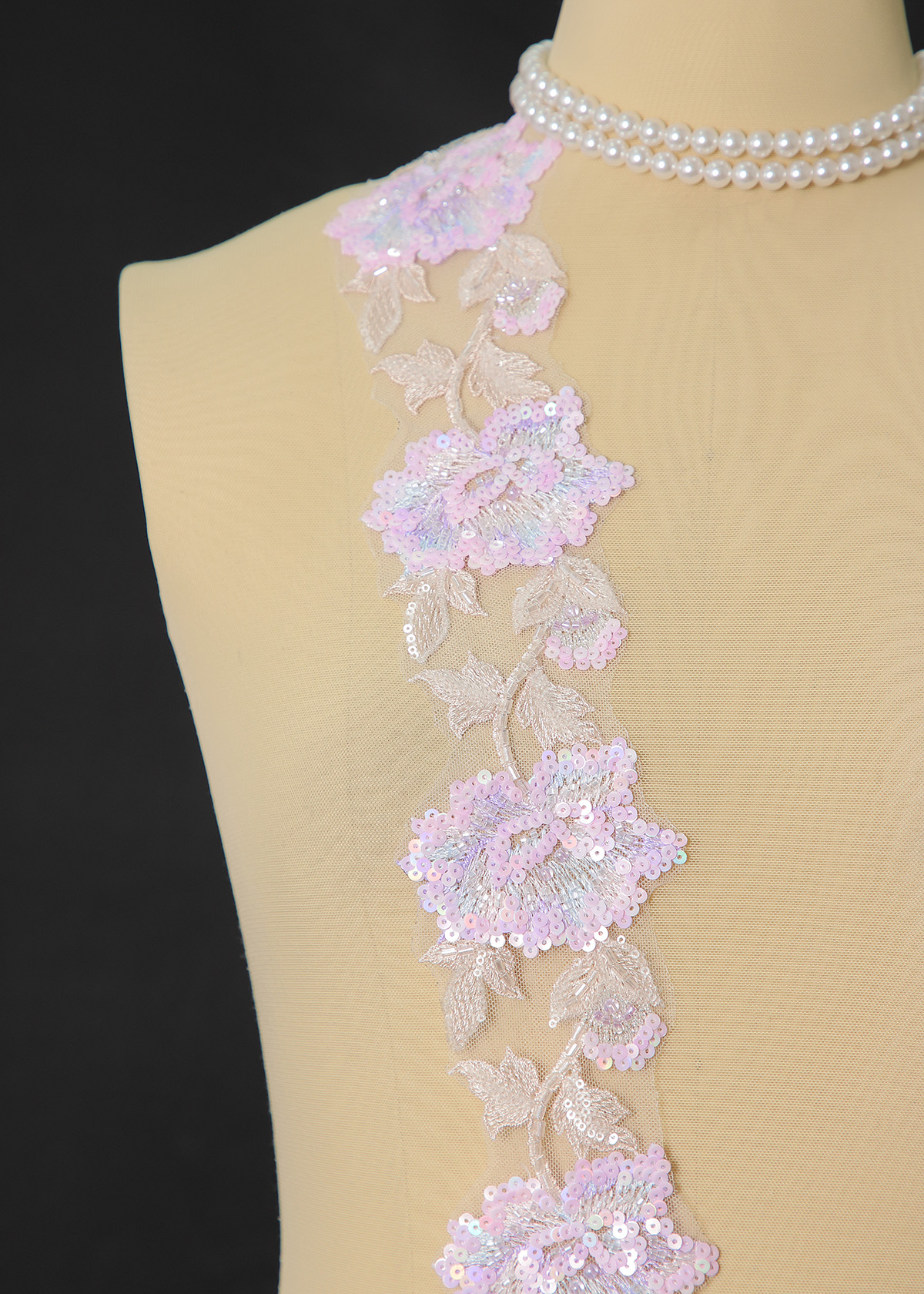Yanzi lace bead trim (YZM170)