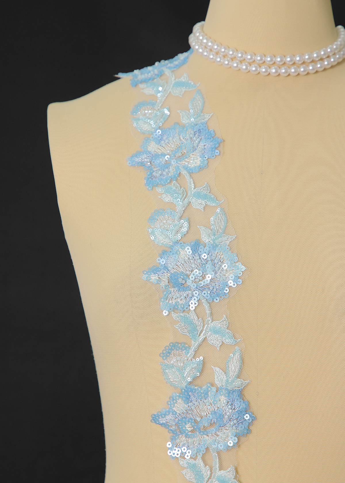 Yanzi lace bead trim (YZM170)