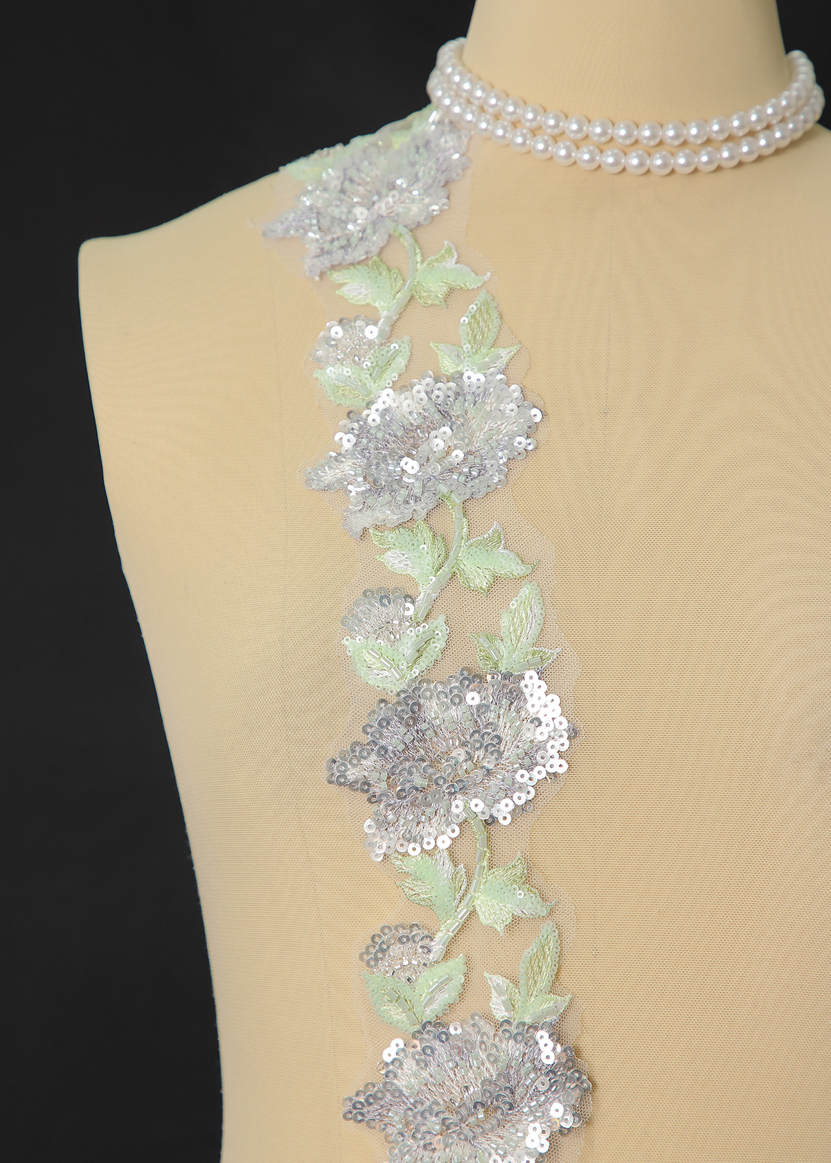 Yanzi lace bead trim (YZM170)