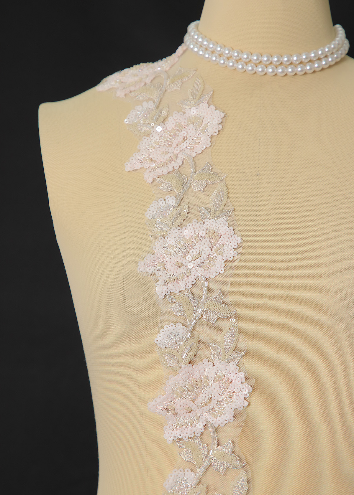 Yanzi lace bead trim (YZM170)