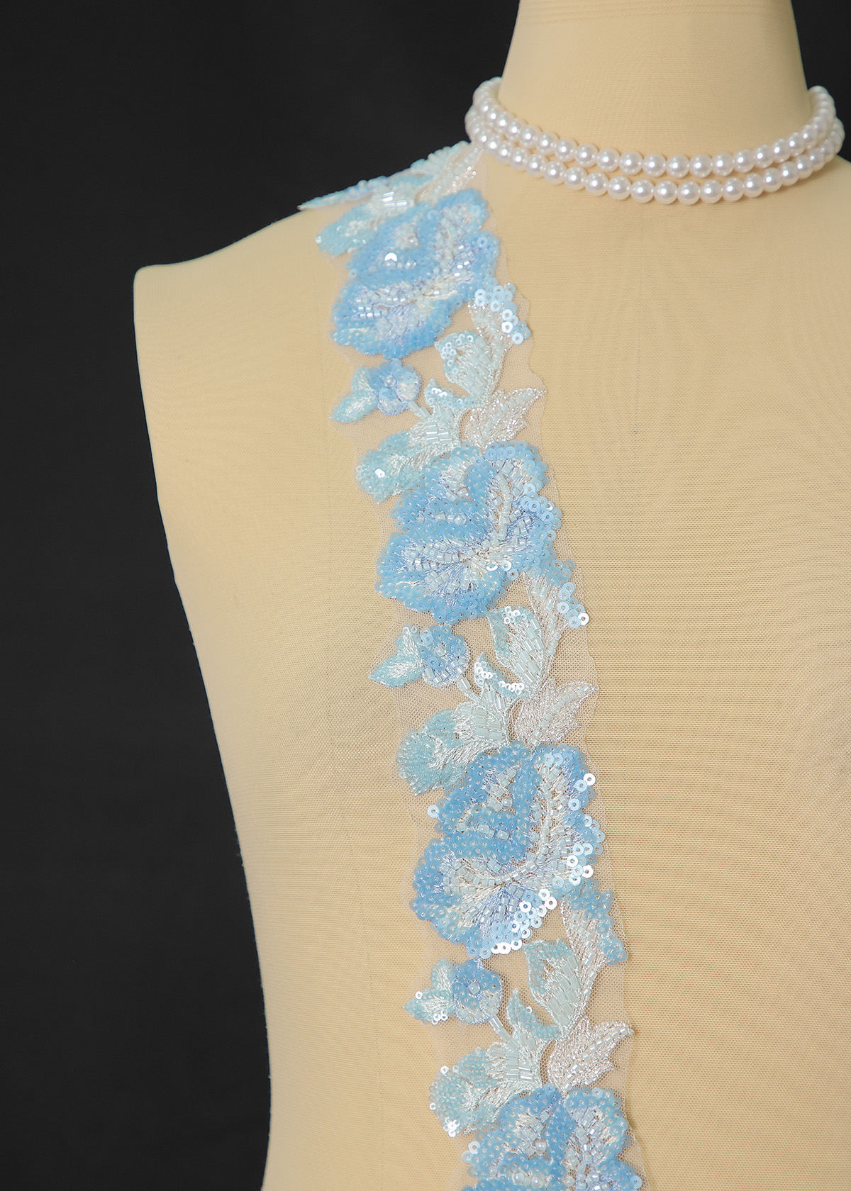 Yanzi lace bead trim (YZM163)