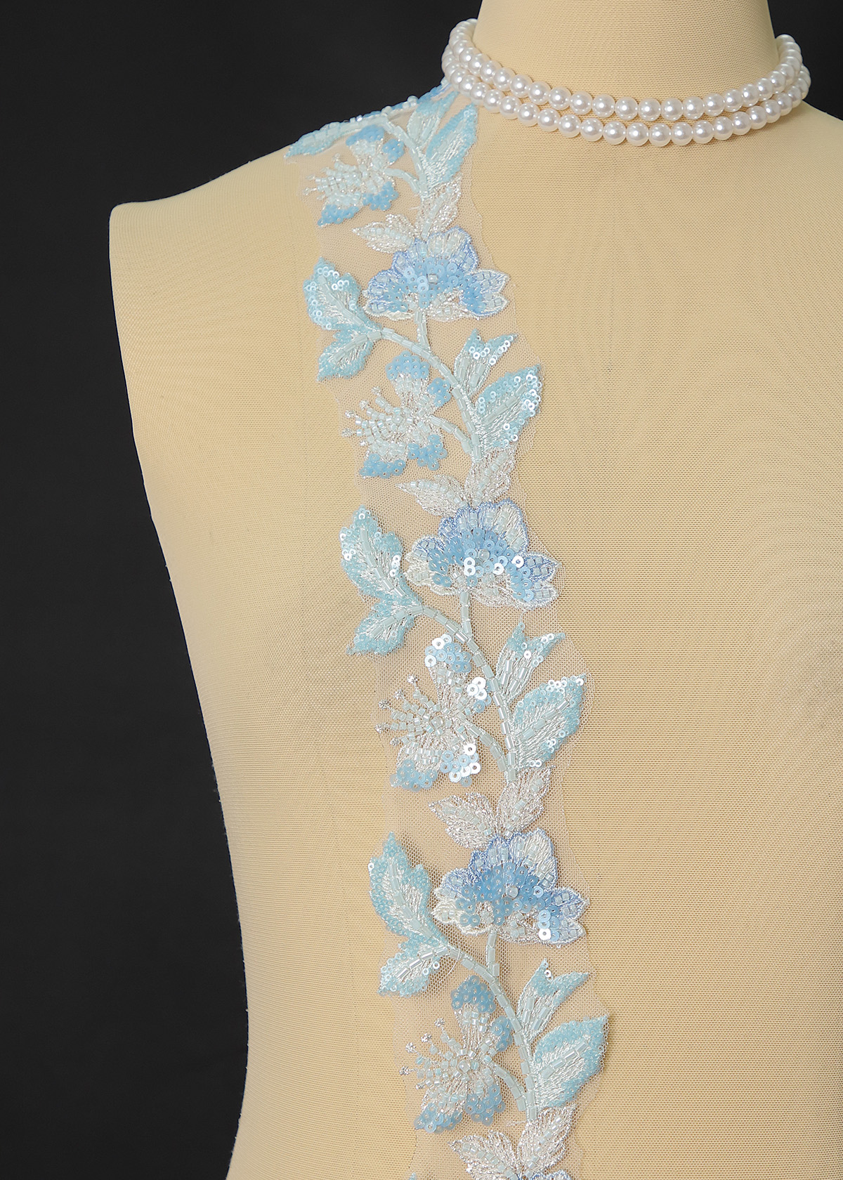 Yanzi lace bead trim (YZM164)