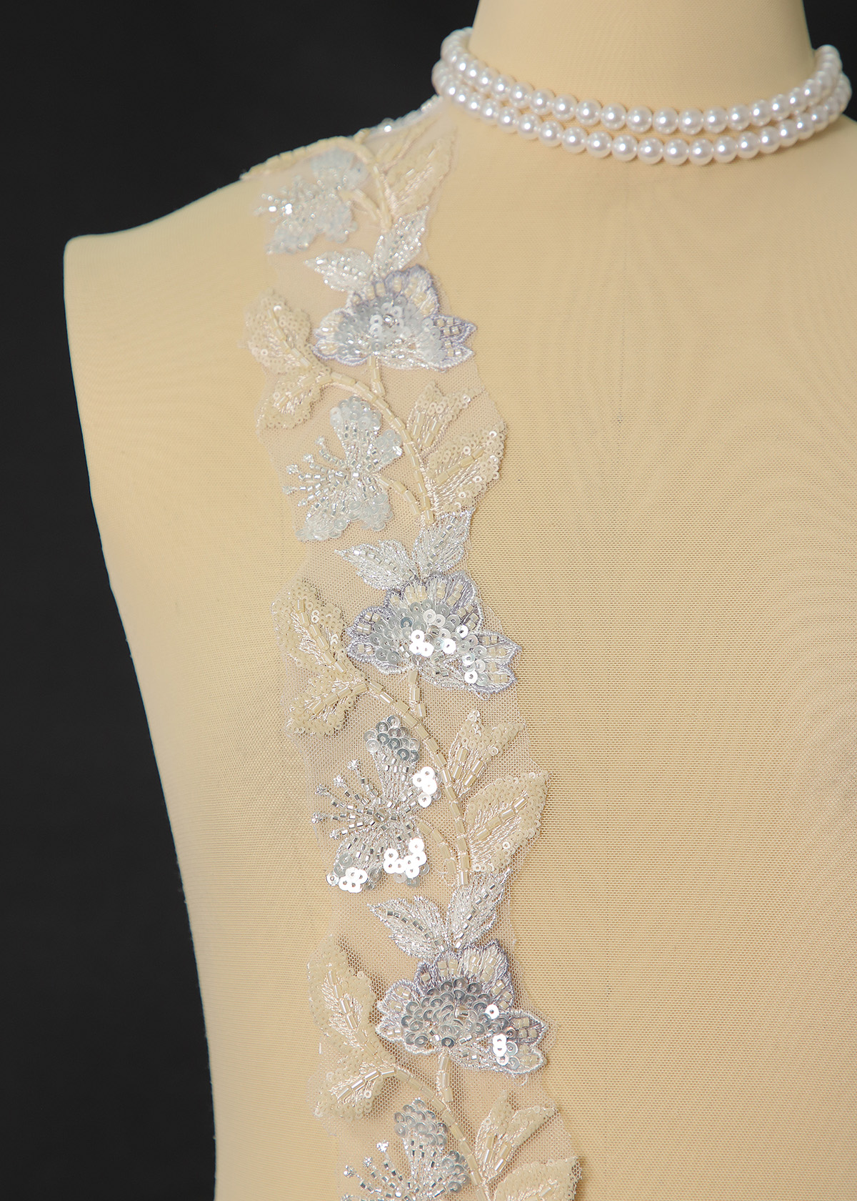 Yanzi lace bead trim (YZM164)