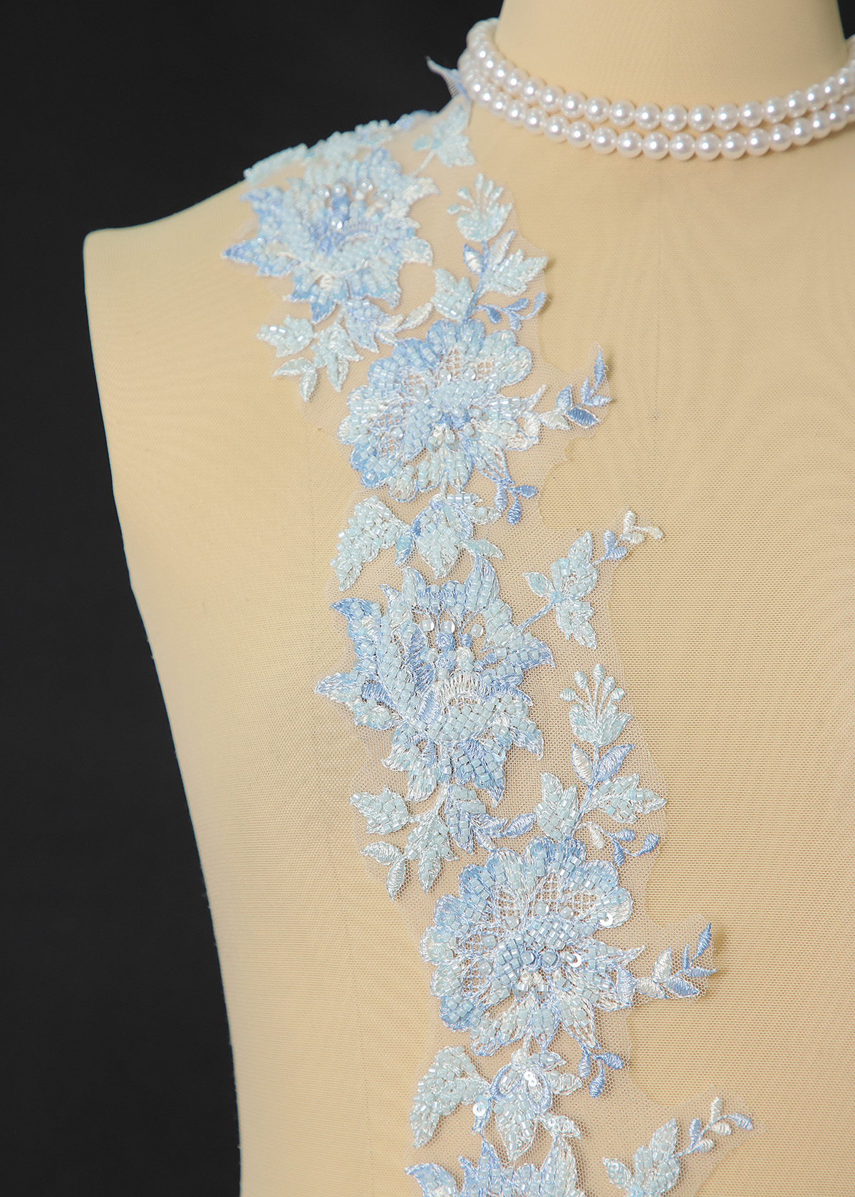 Yanzi lace bead trim (YZM175)
