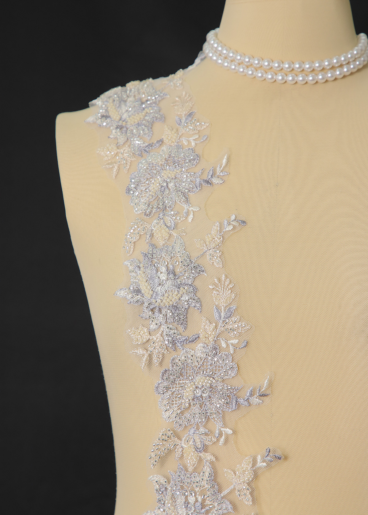 Yanzi lace bead trim (YZM175)