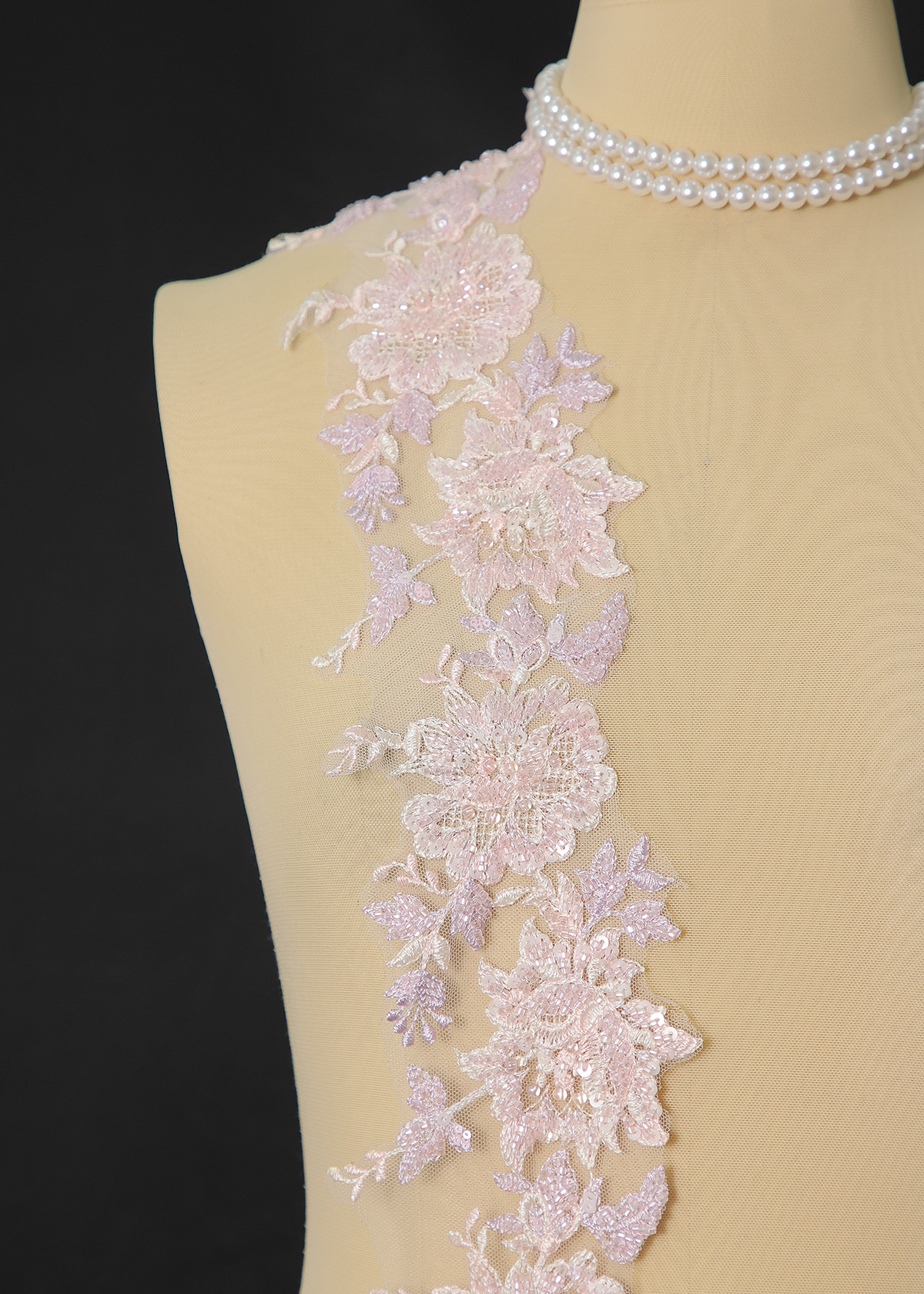 Yanzi lace bead trim (YZM175)