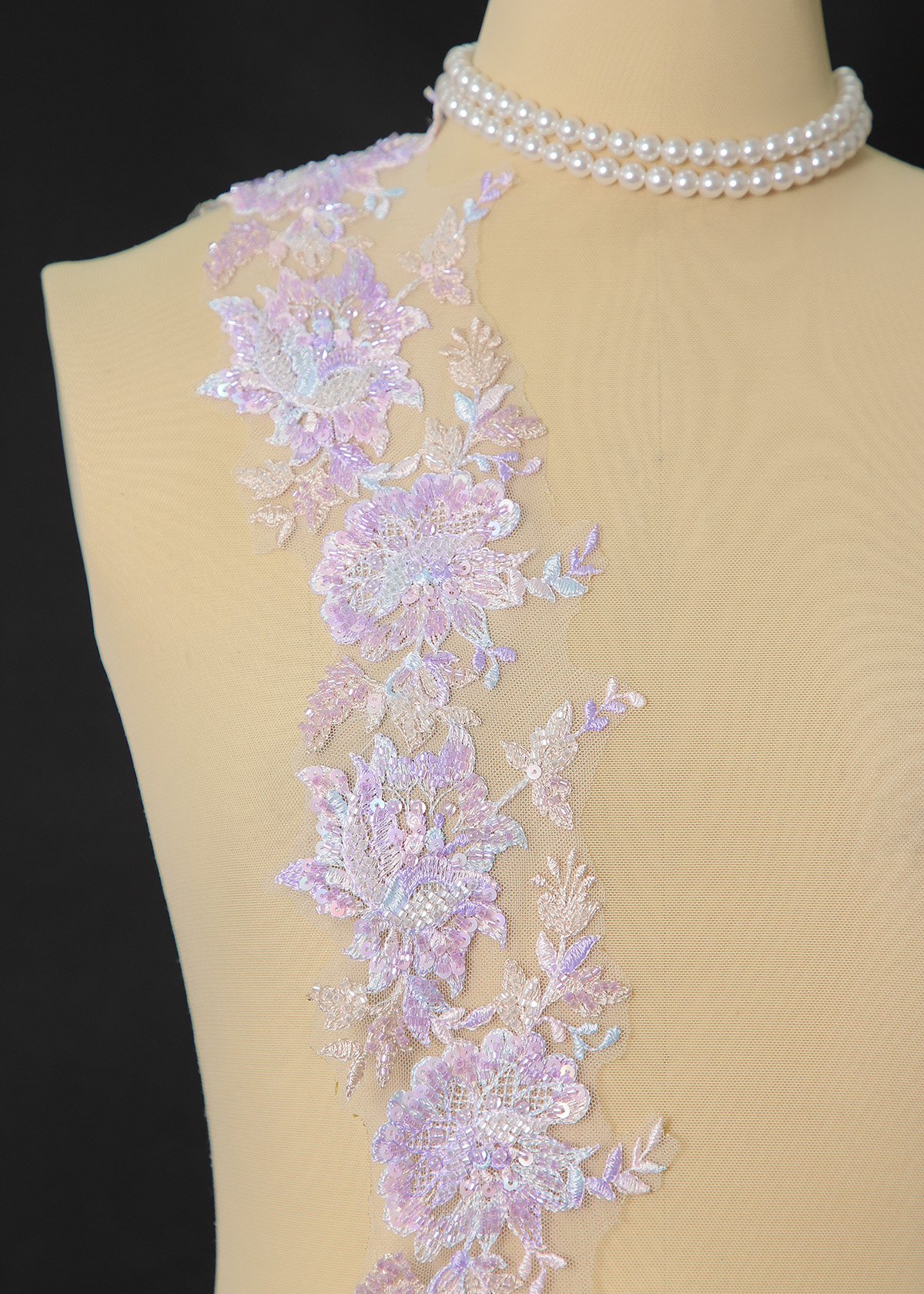 Yanzi lace bead trim (YZM175)