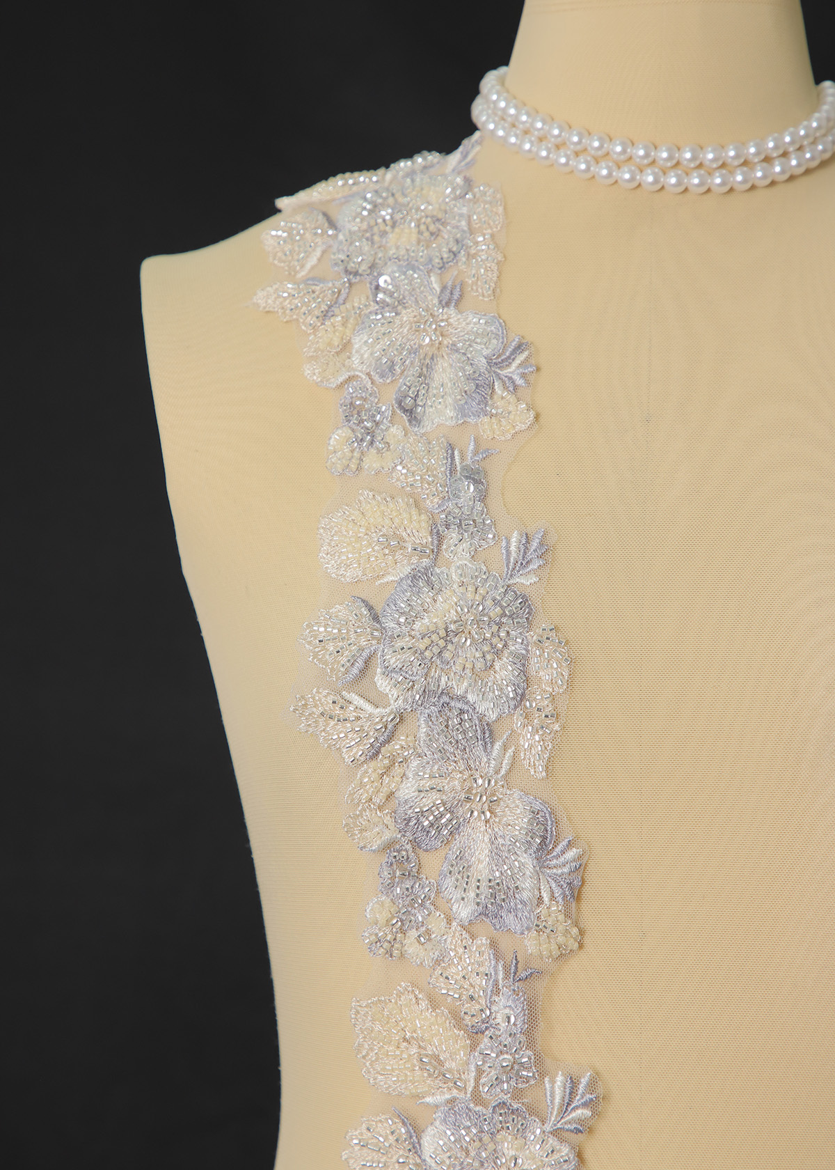 Yanzi lace bead trim (YZM174)