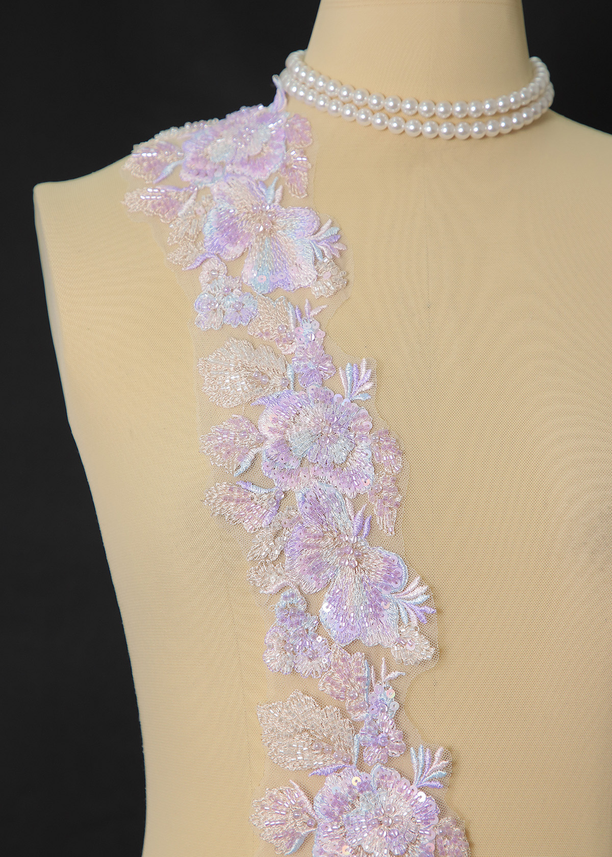 Yanzi lace bead trim (YZM174)